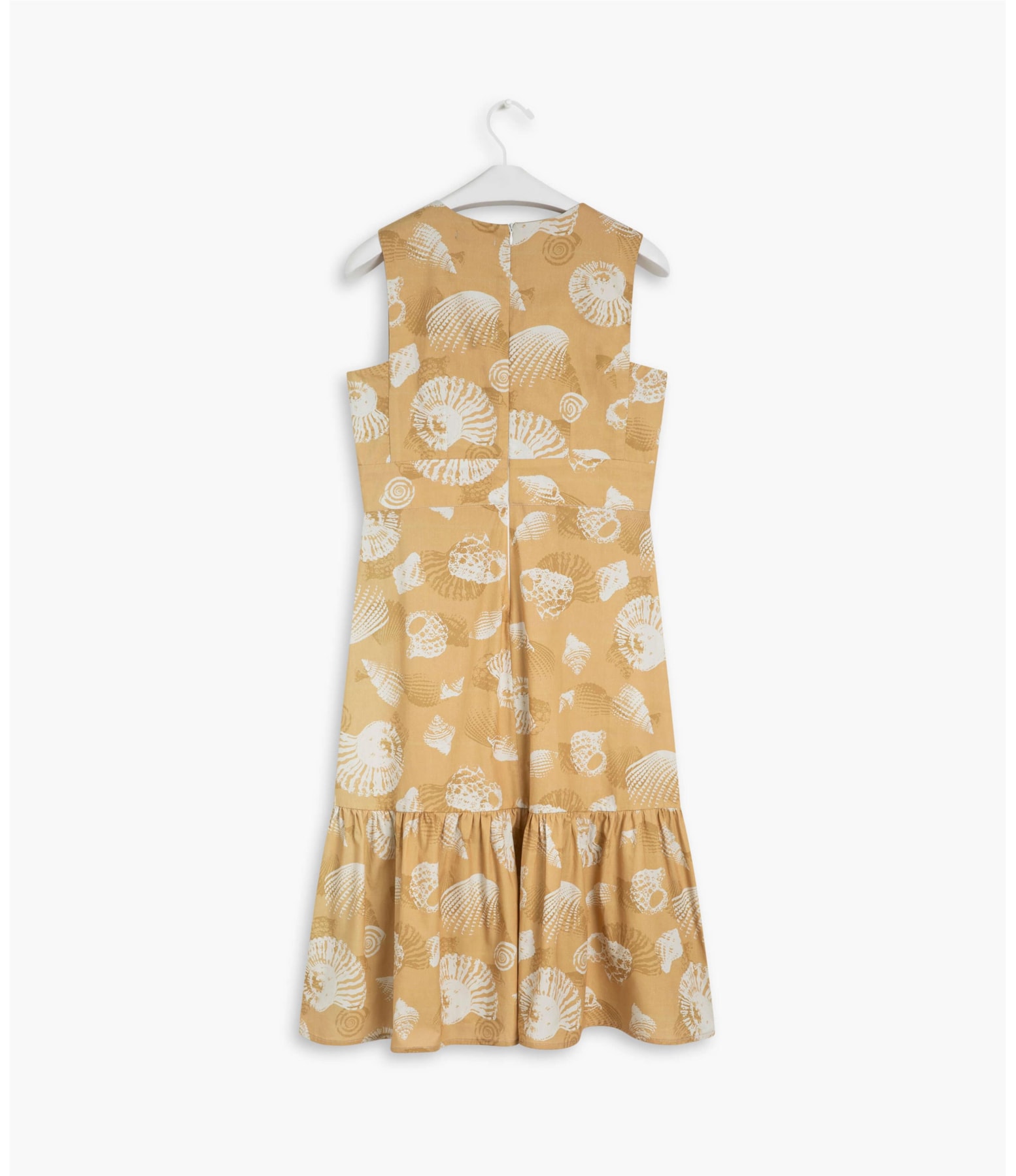 Vestido Georgia Est Shell Algodao Amarelo
