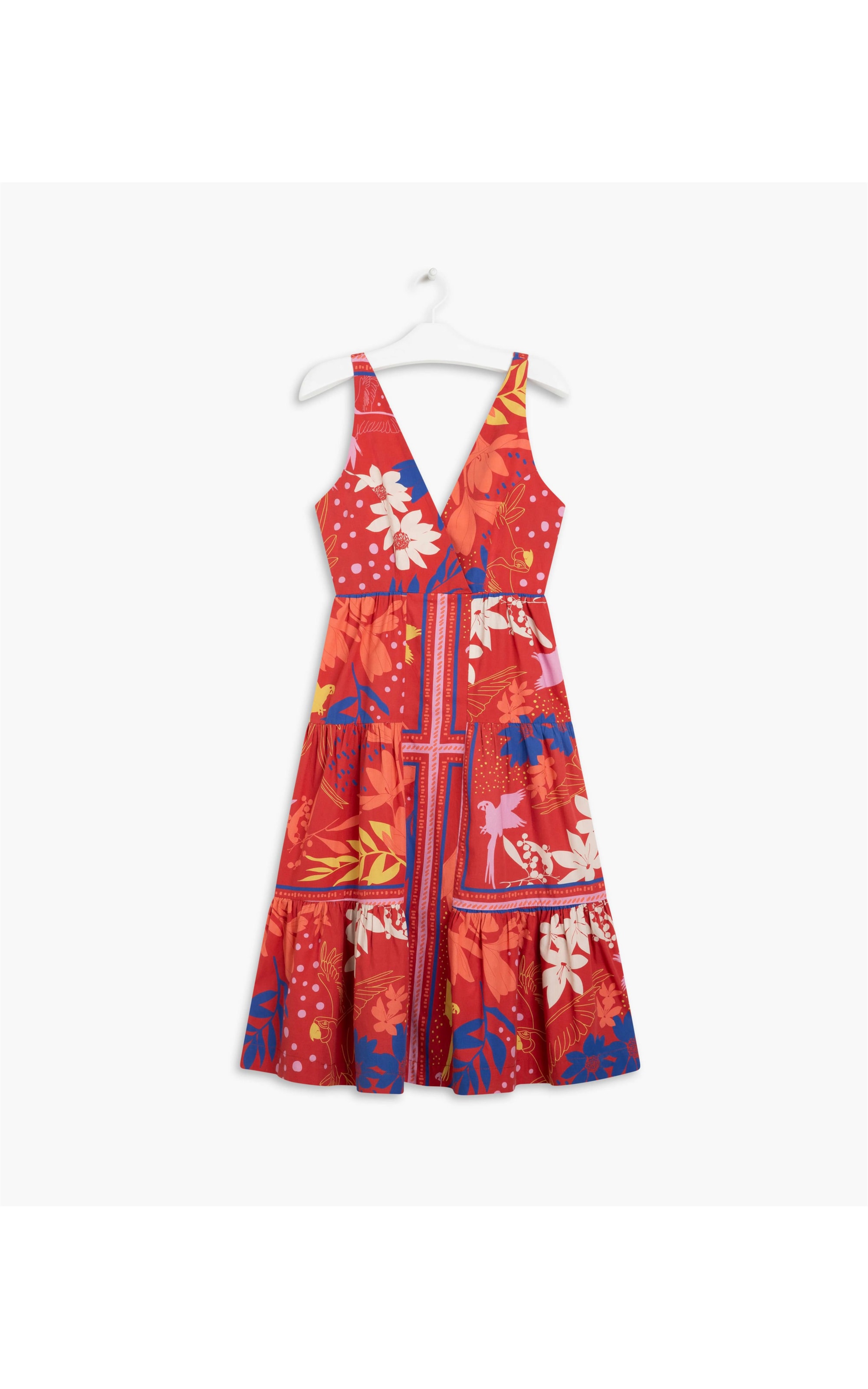 Vestido Glorinha Algodão Est Arara Vermelho
