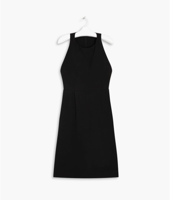 Vestido Grace Liso Preto