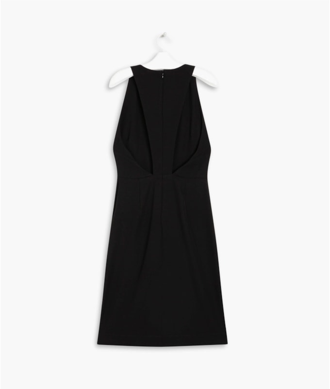 Vestido Grace Liso Preto