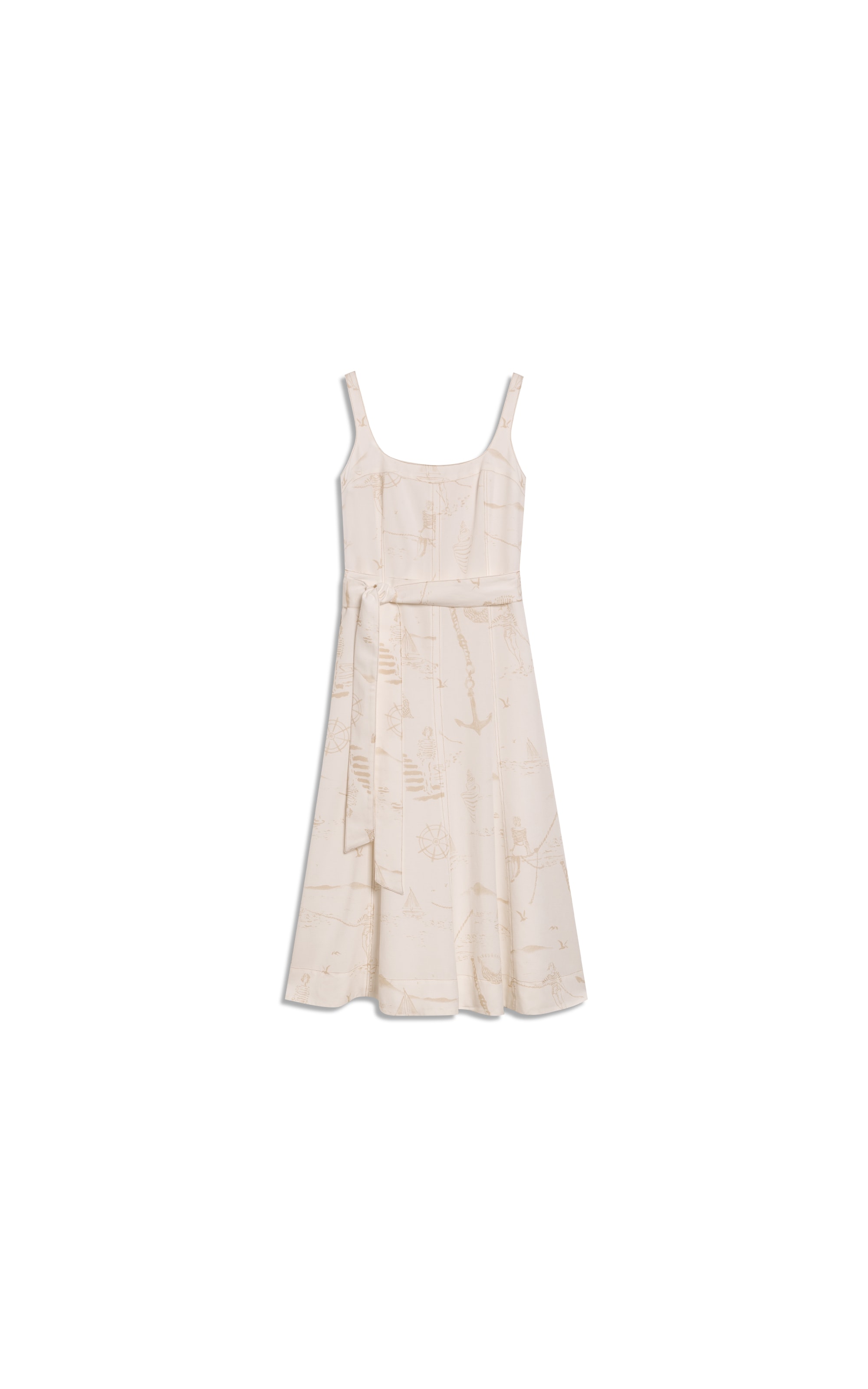 Vestido Haze Sailor Linho Areia