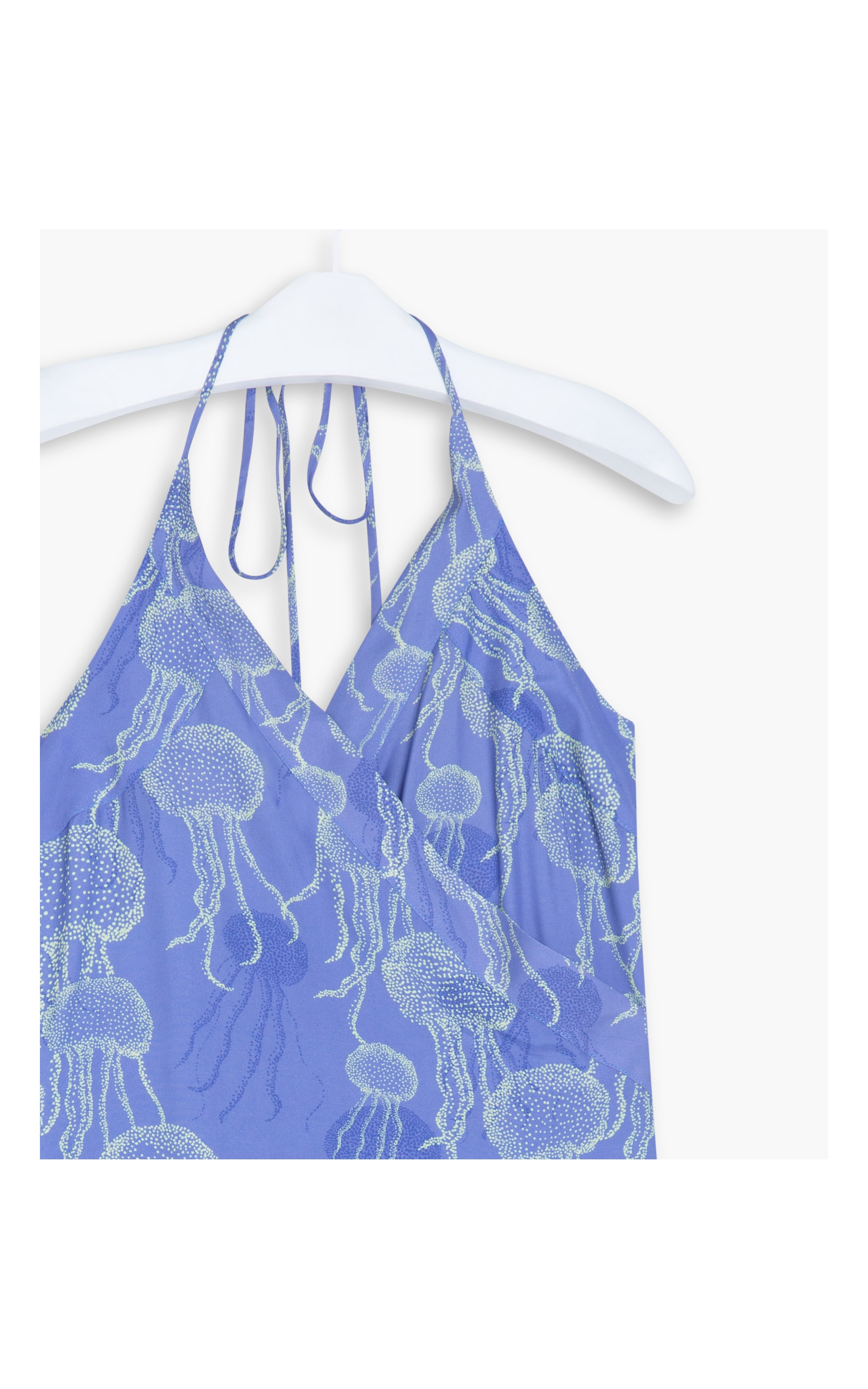 Vestido Helena Viscose Est Orquidea Mono Azul Bic