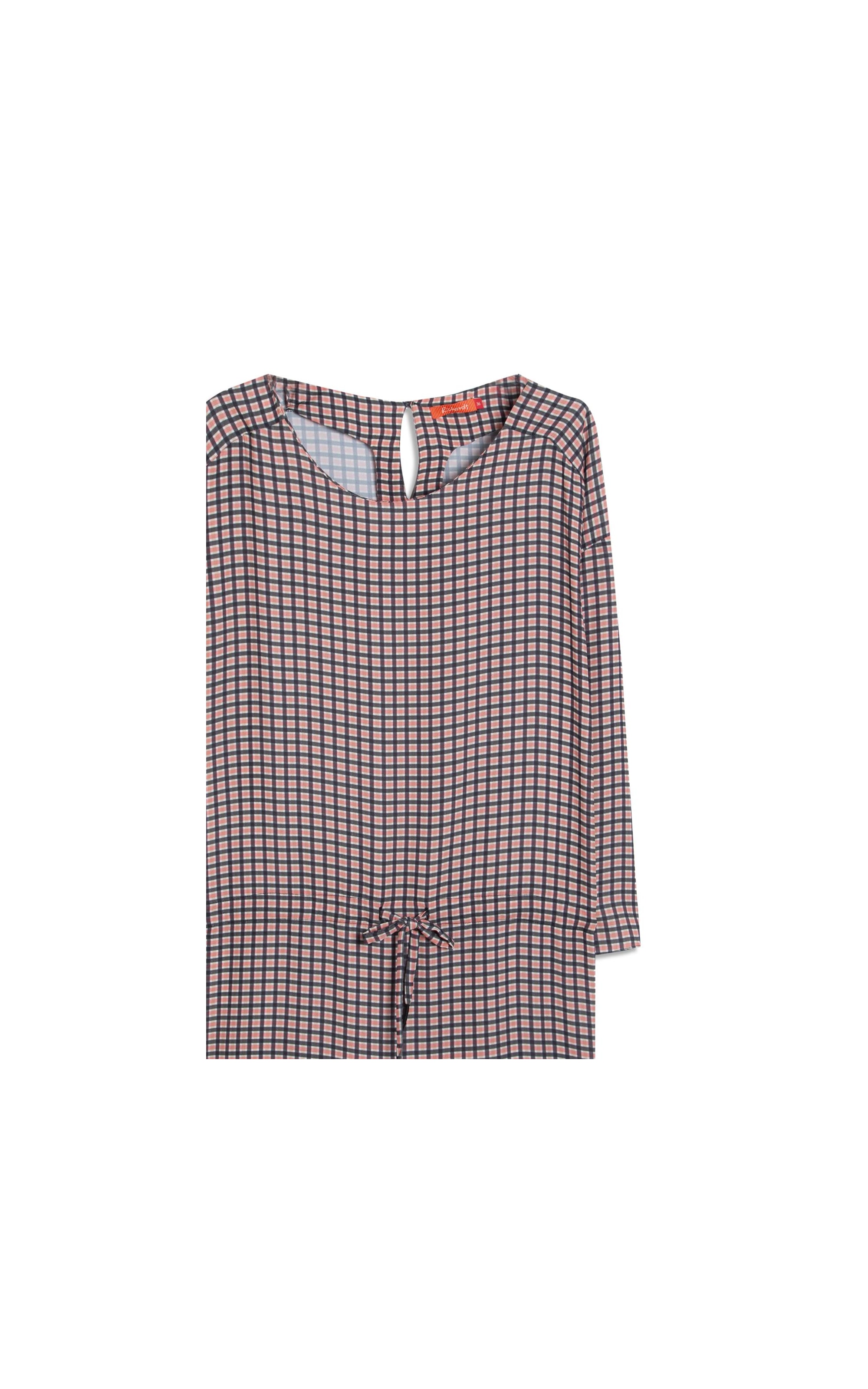 Vestido Hena Est. Vichy Dark Navy