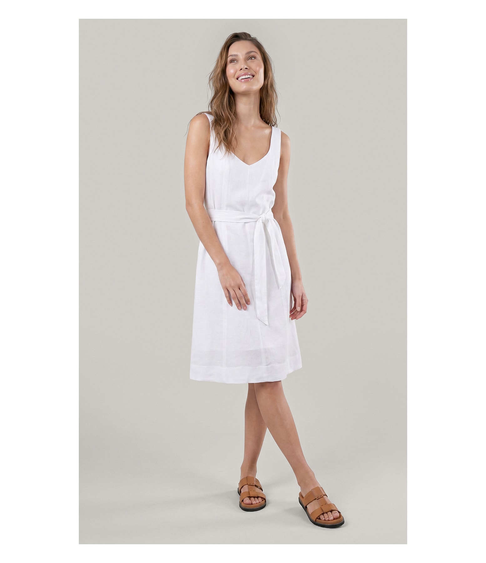 Vestido Iara Lb Cross Dye Branco
