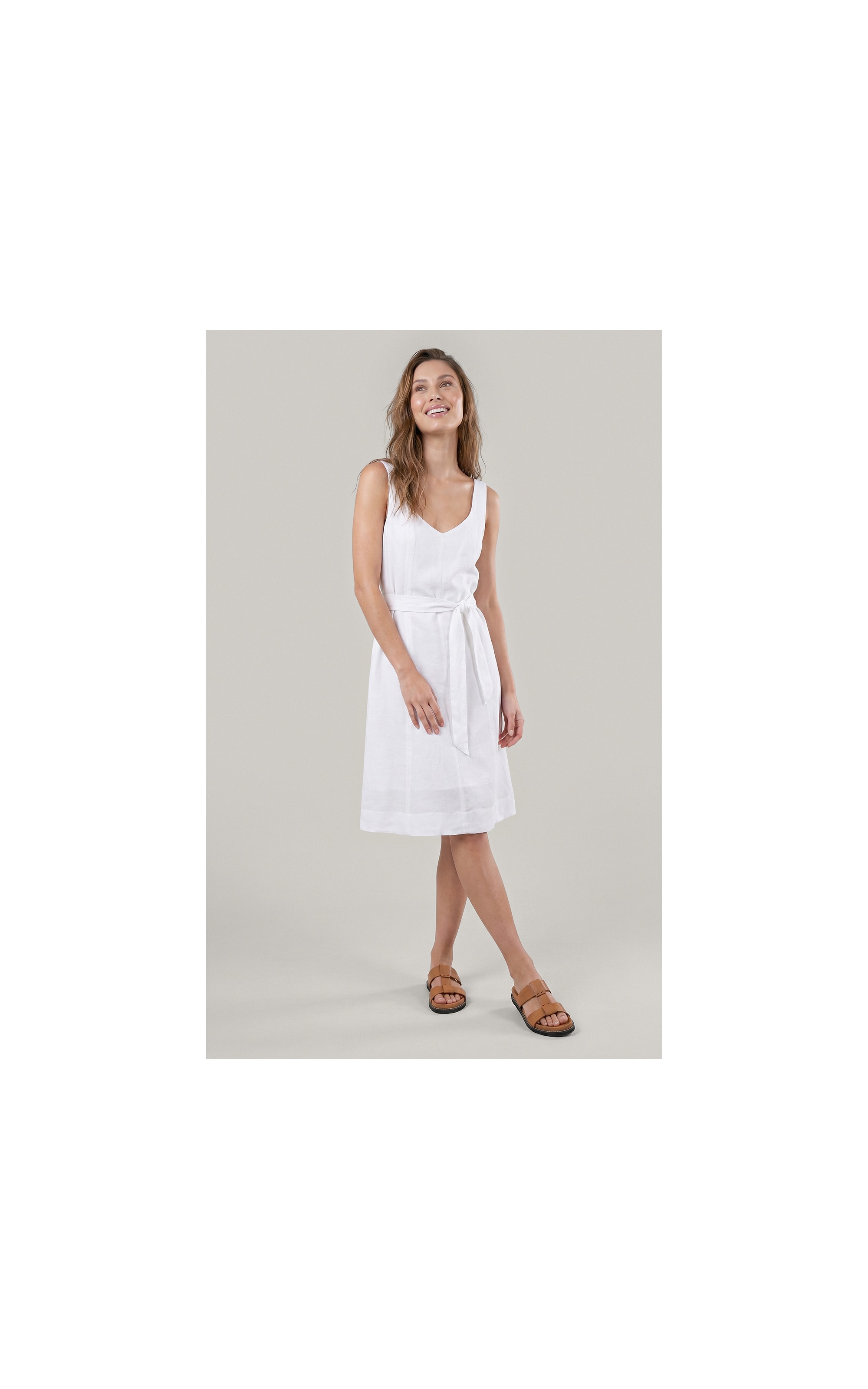 Vestido Iara Lb Cross Dye Branco