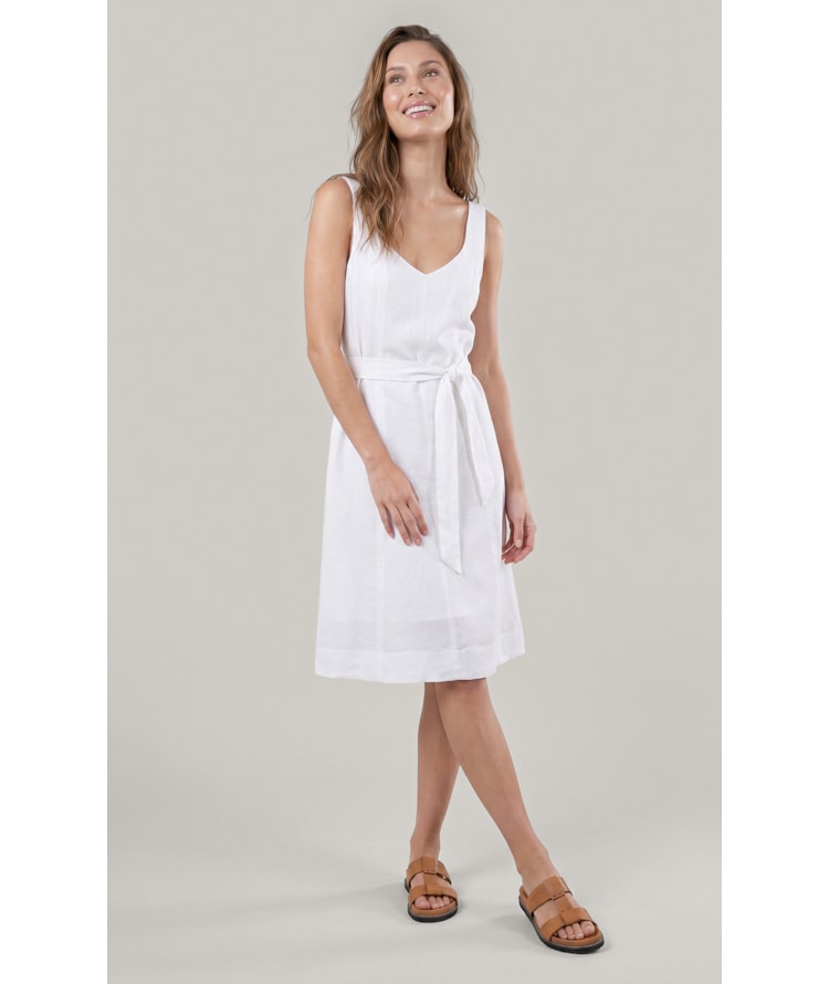 Vestido Iara Lb Cross Dye Branco