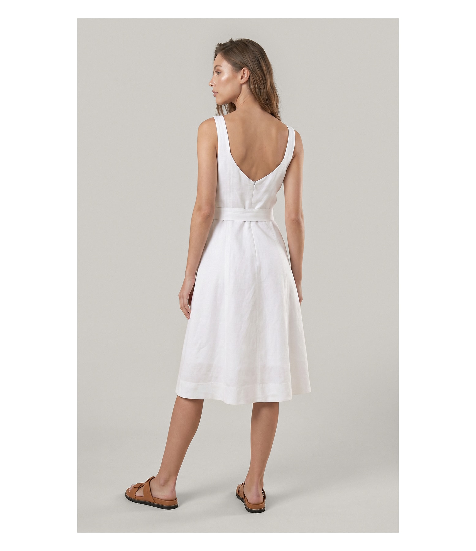 Vestido Iara Lb Cross Dye Branco