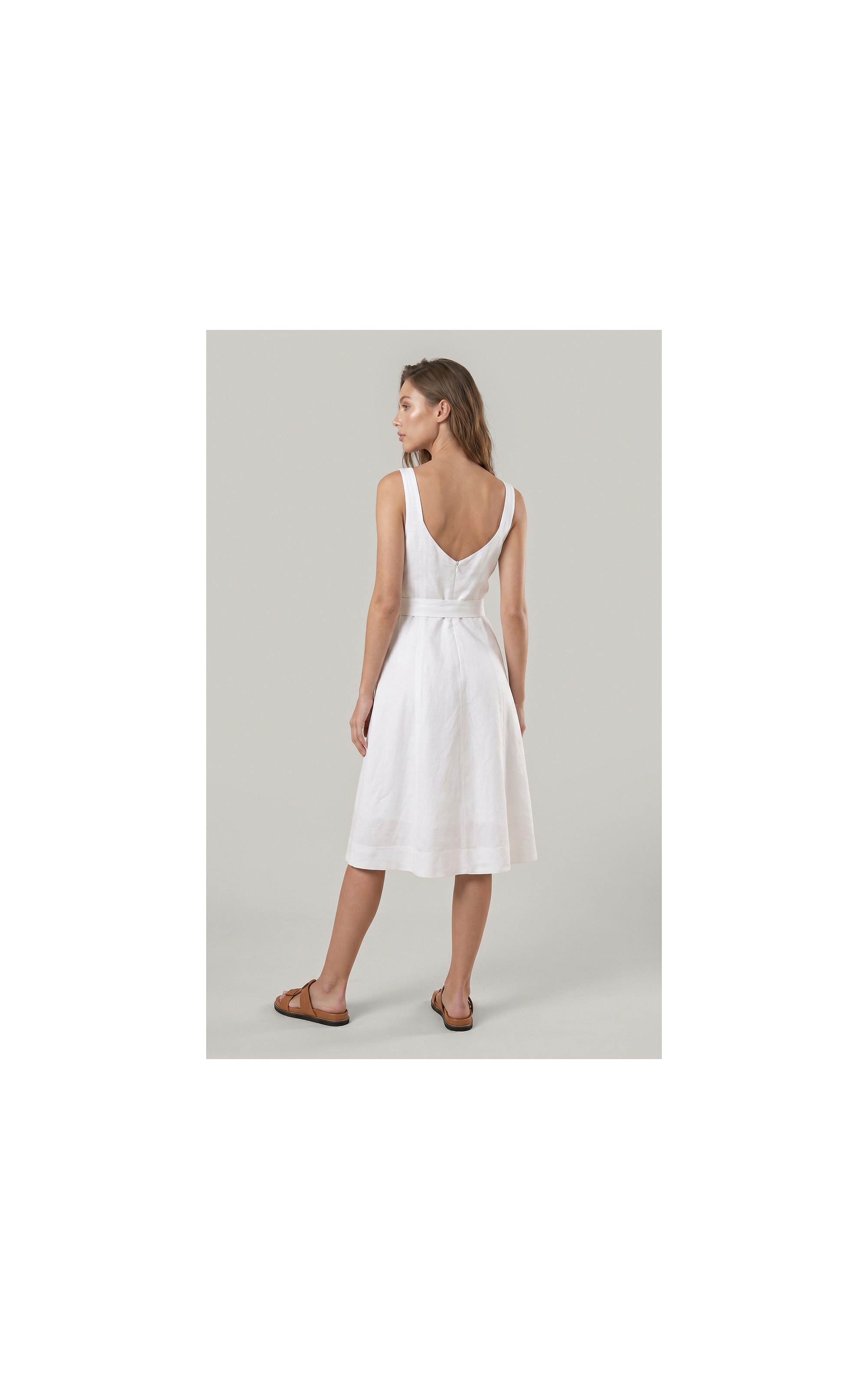 Vestido Iara Lb Cross Dye Branco