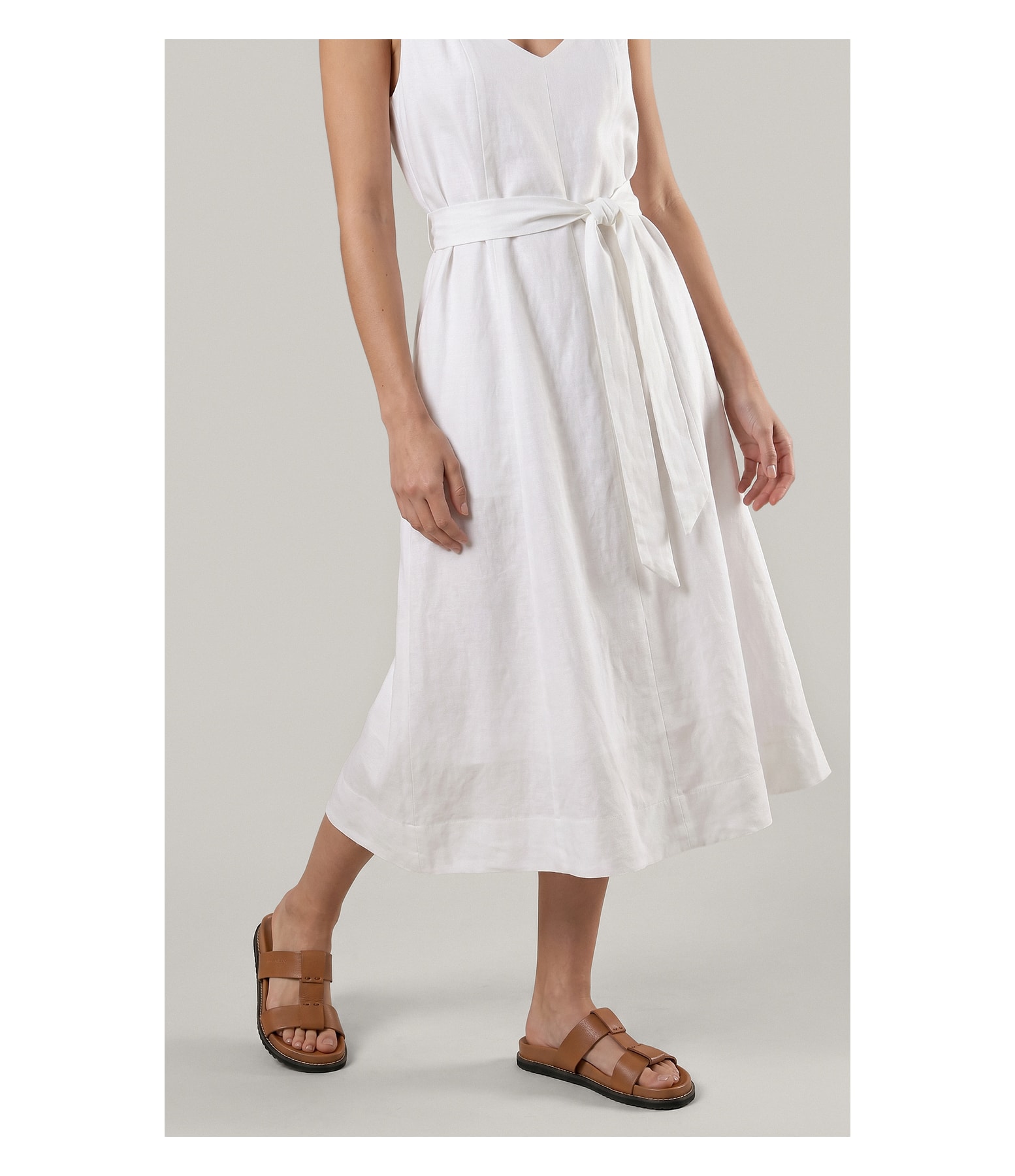 Vestido Iara Lb Cross Dye Branco