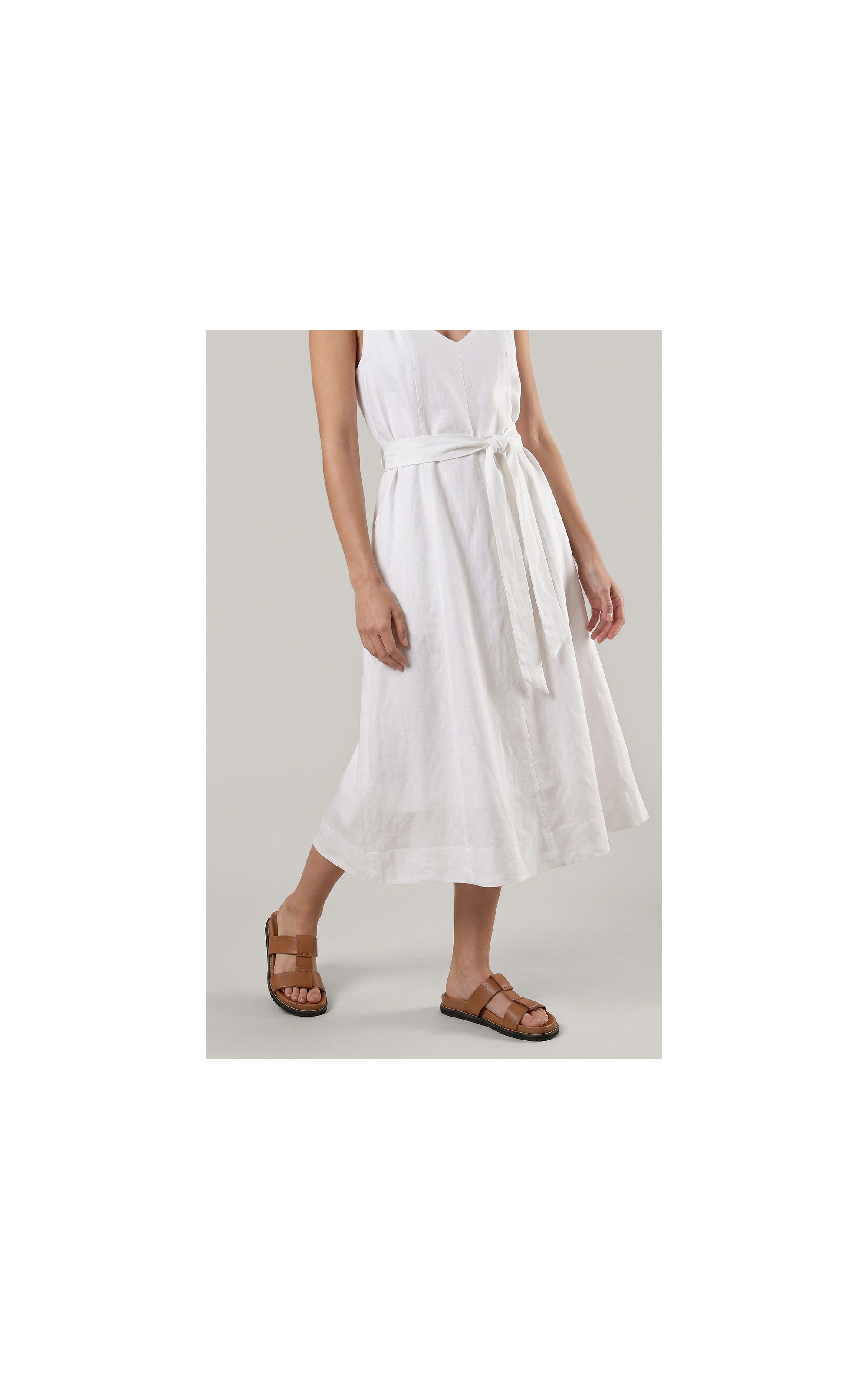 Vestido Iara Lb Cross Dye Branco