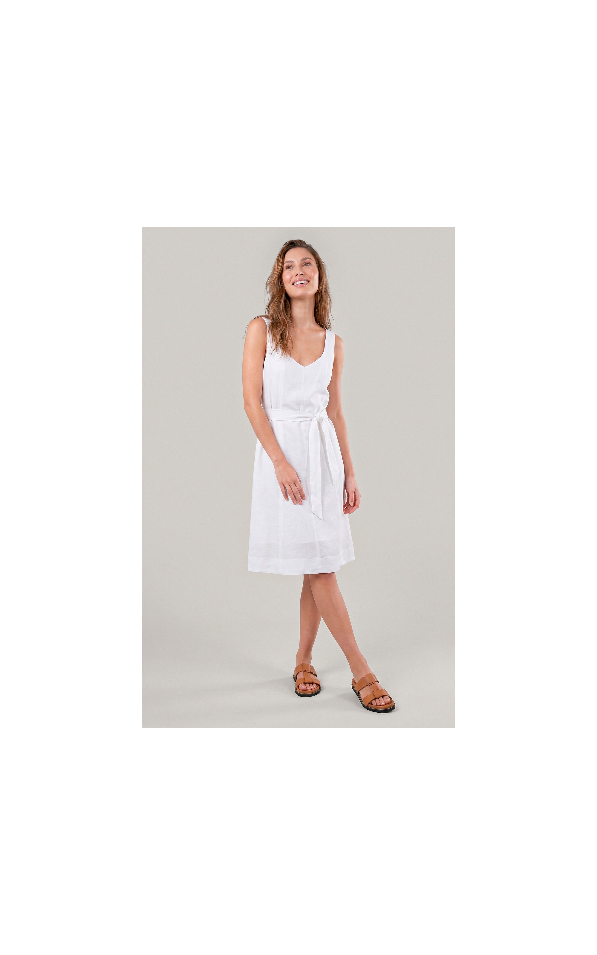 Vestido Iara Lb Cross Dye Branco