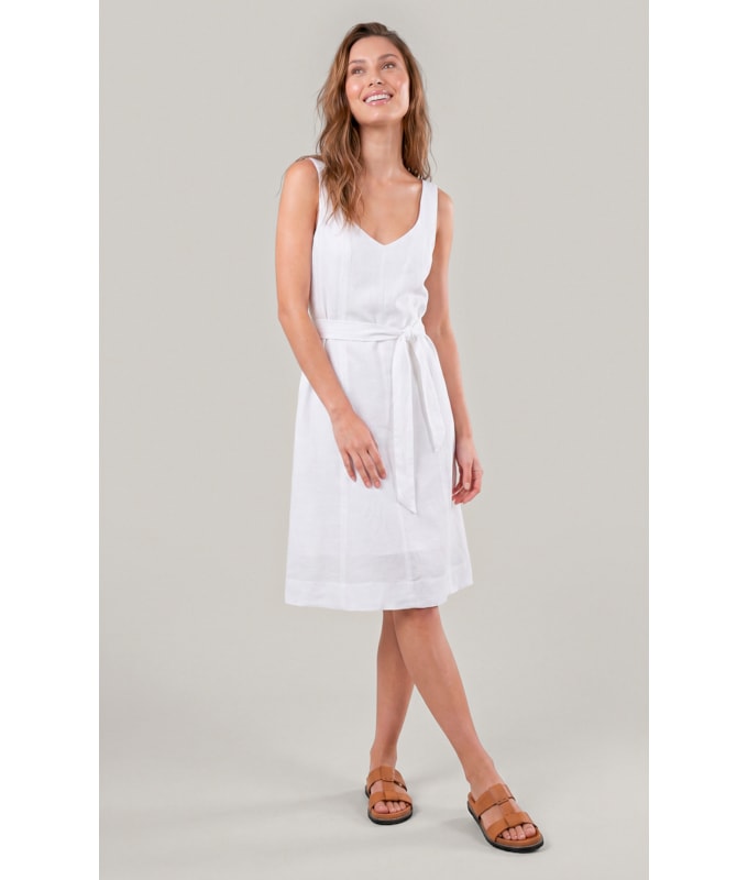 Vestido Iara Lb Cross Dye Branco