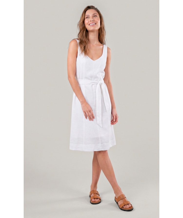 Vestido Iara Lb Cross Dye Branco