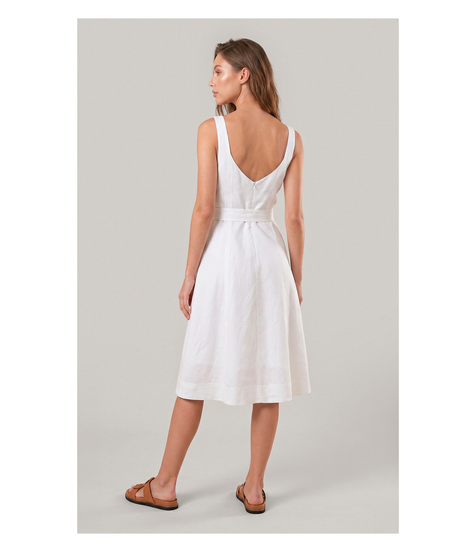 Vestido Iara Lb Cross Dye Branco