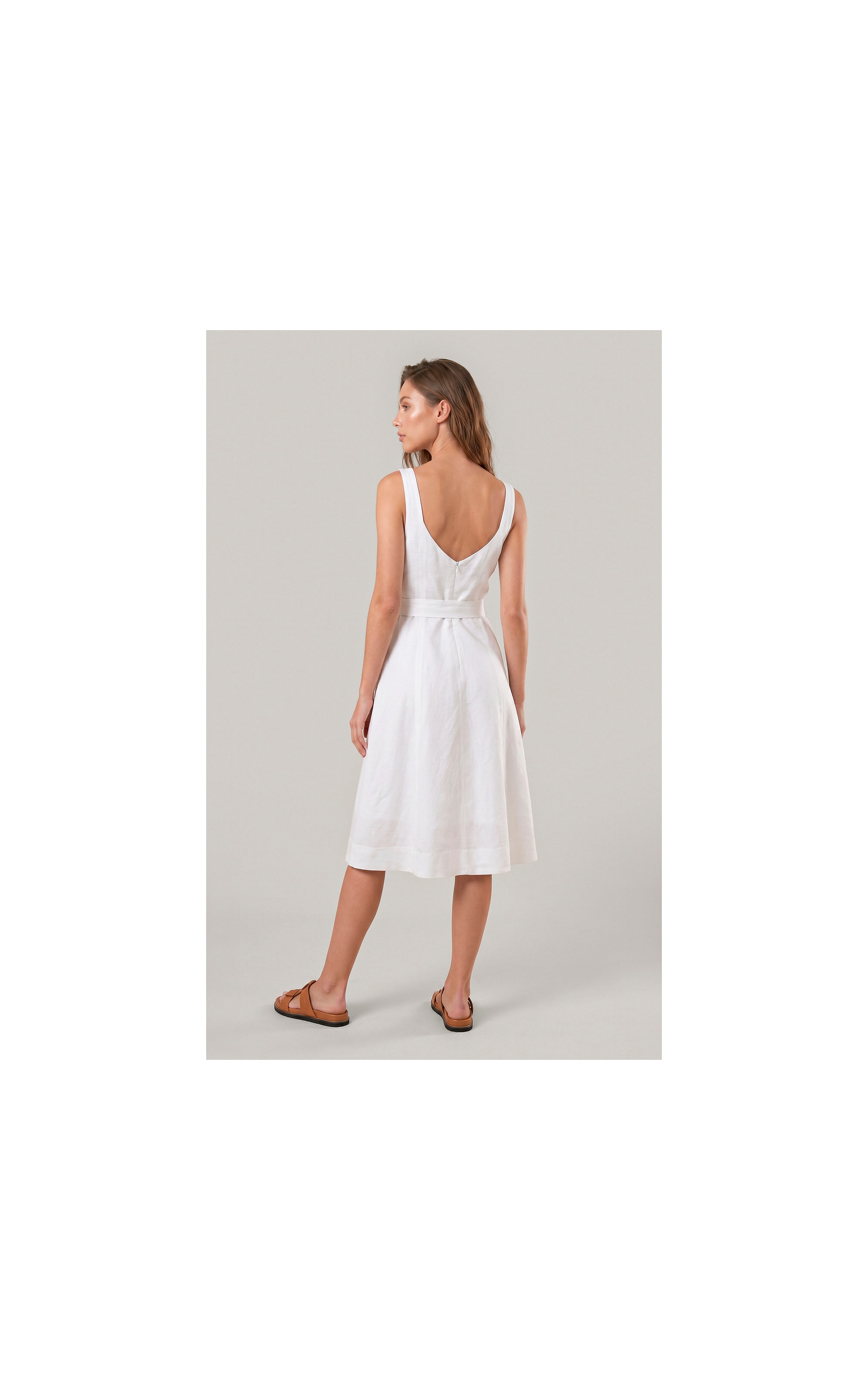 Vestido Iara Lb Cross Dye Branco