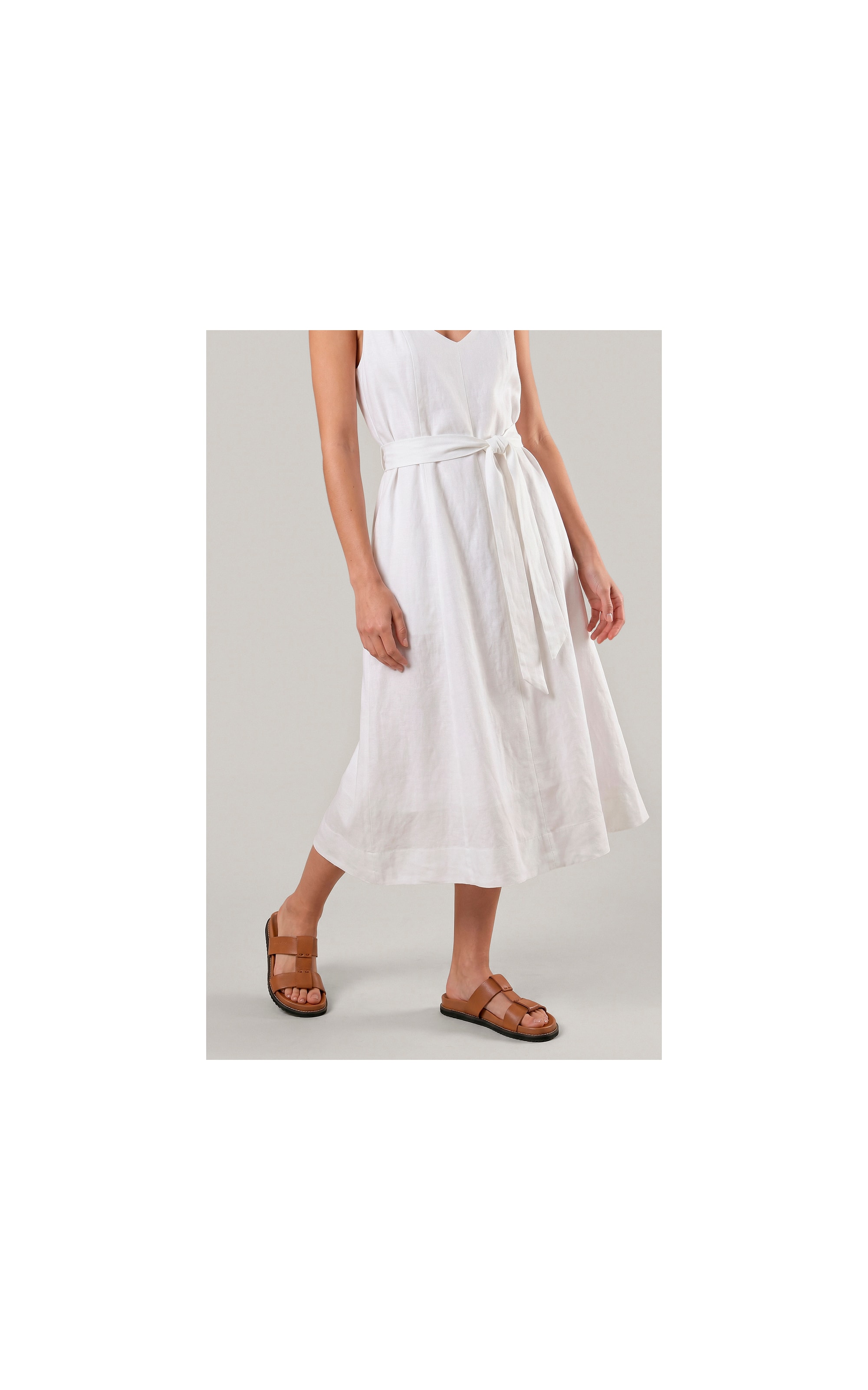 Vestido Iara Lb Cross Dye Branco