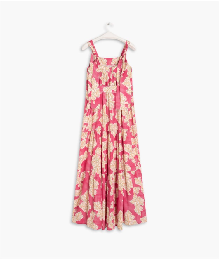 Vestido Ipanema Viscose Est Algas Pink