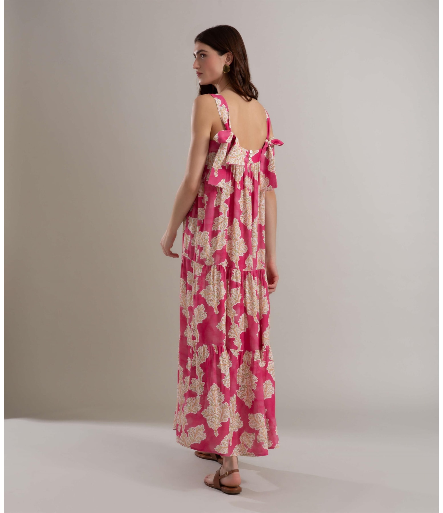 Vestido Ipanema Viscose Est Algas Pink