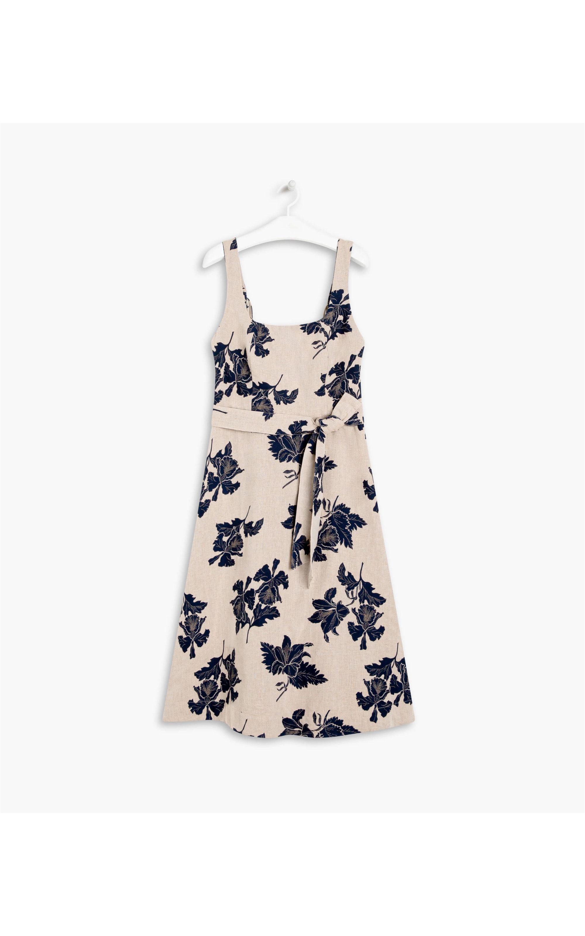 Vestido Isabela Jacquard Orquide Marinho