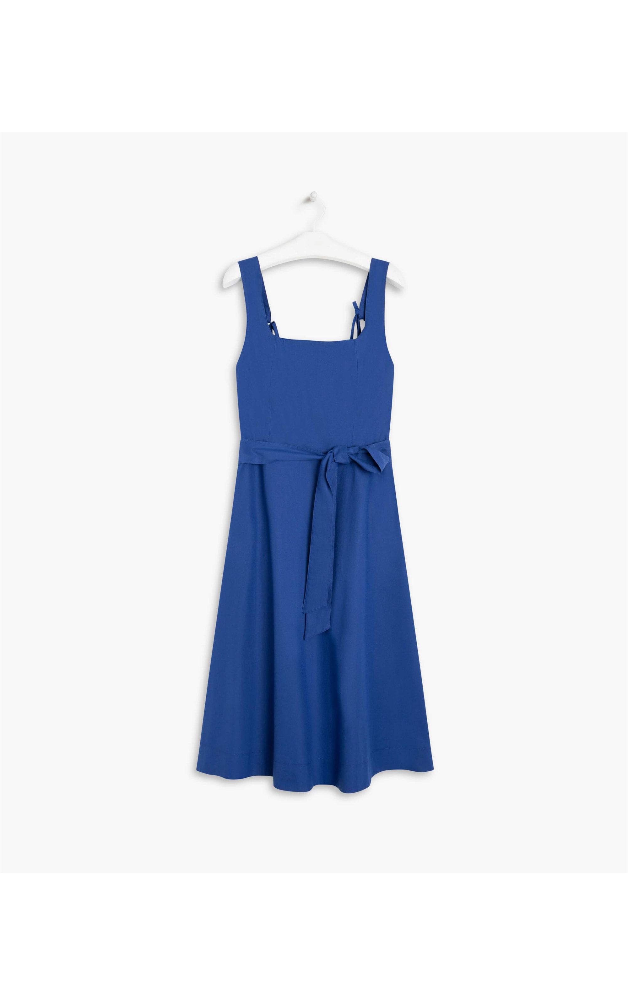Vestido Isabela Voil Algodão Liso Royal
