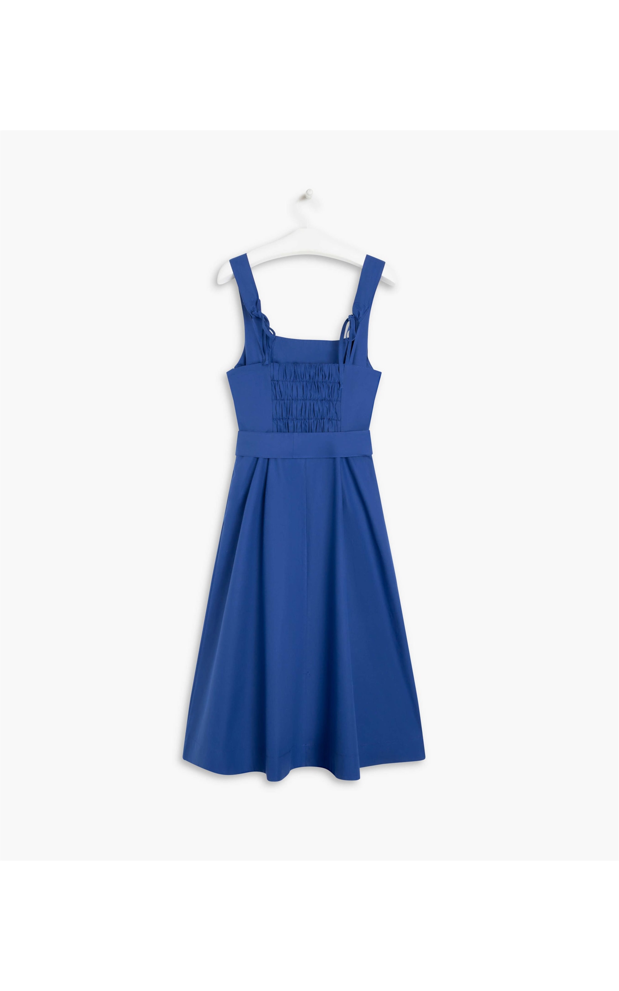 Vestido Isabela Voil Algodão Liso Royal