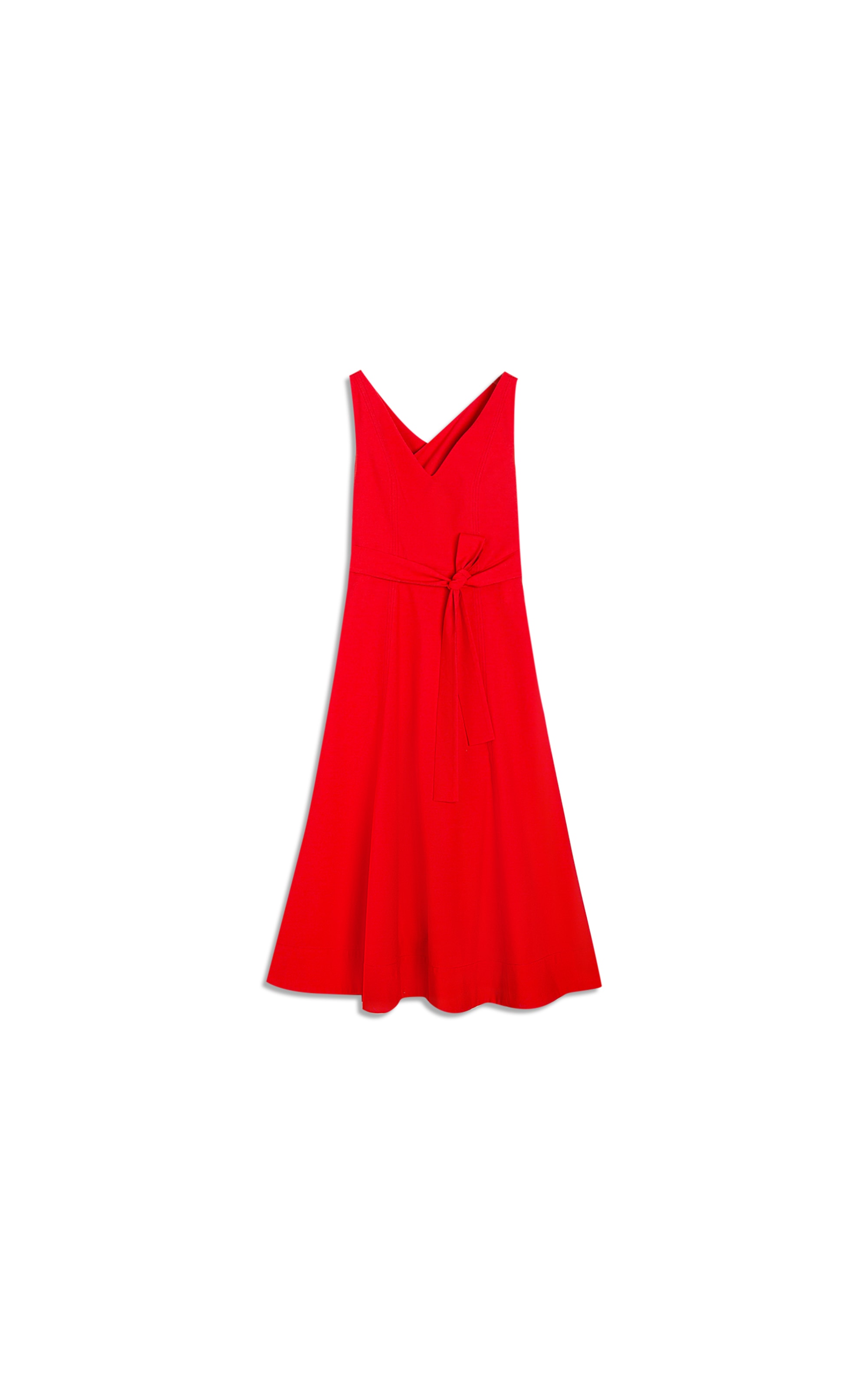 Vestido Jacaranda Linho Liso Vermelho