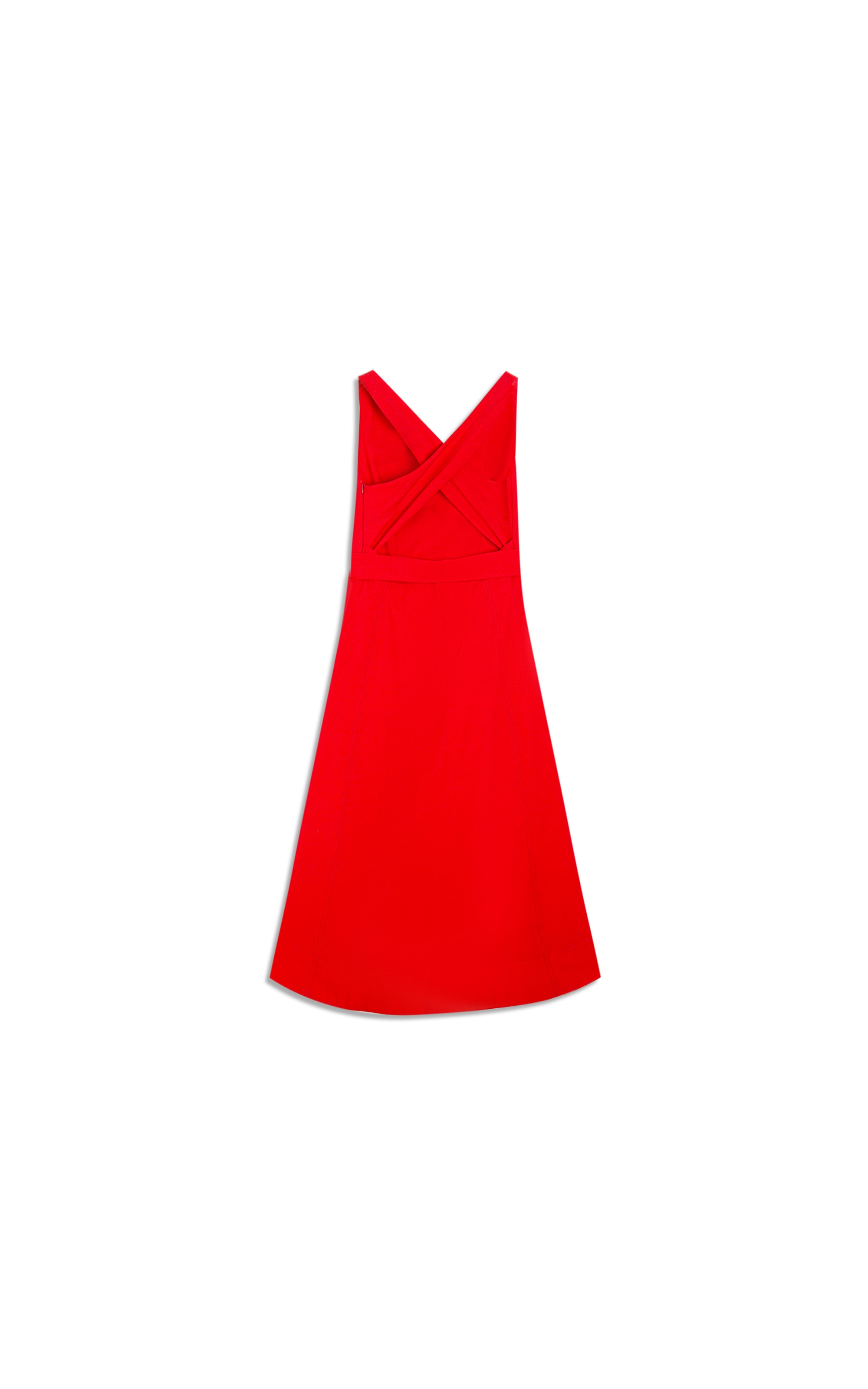 Vestido Jacaranda Linho Liso Vermelho
