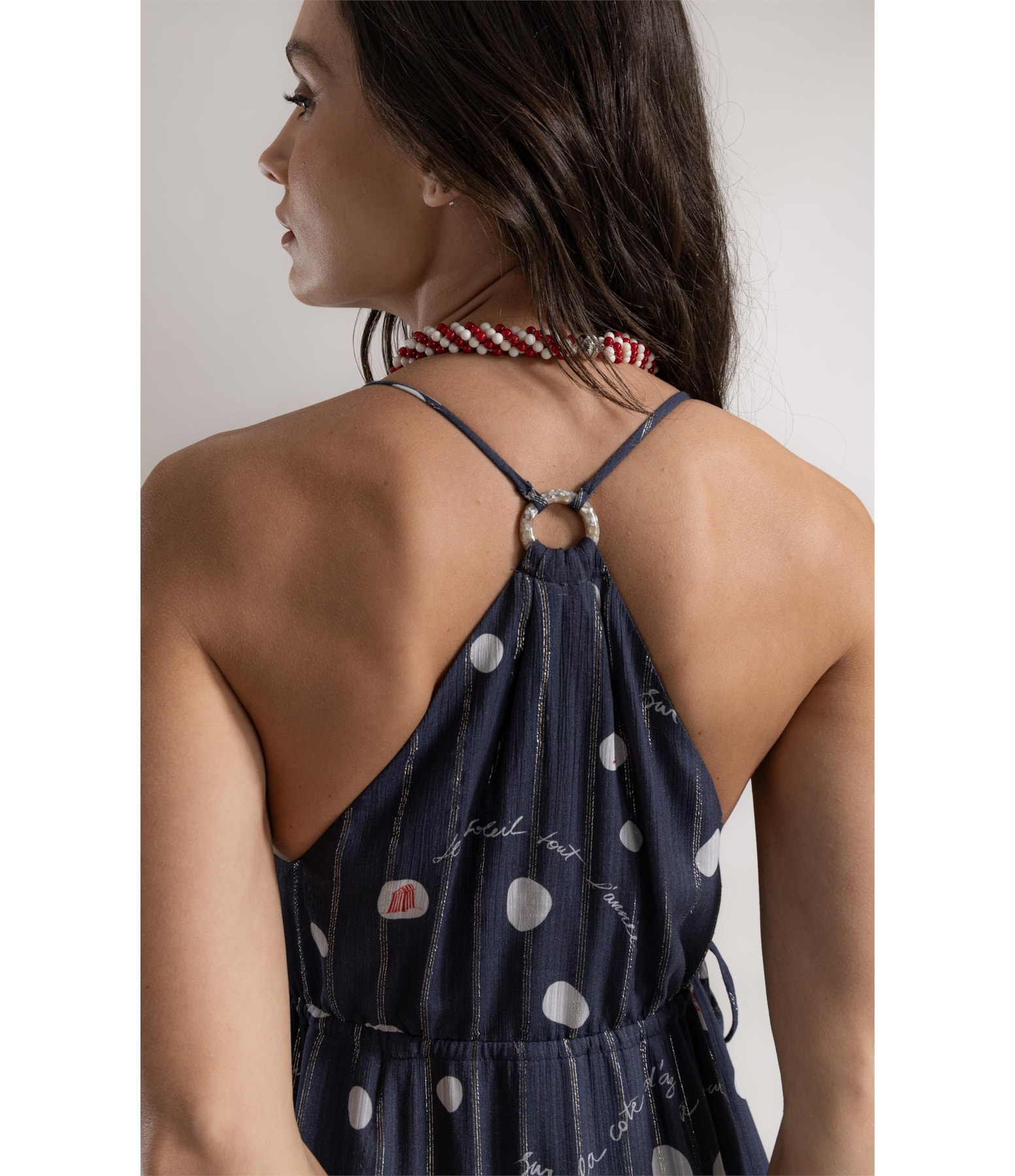 Vestido Jane Bubbles Dark Navy