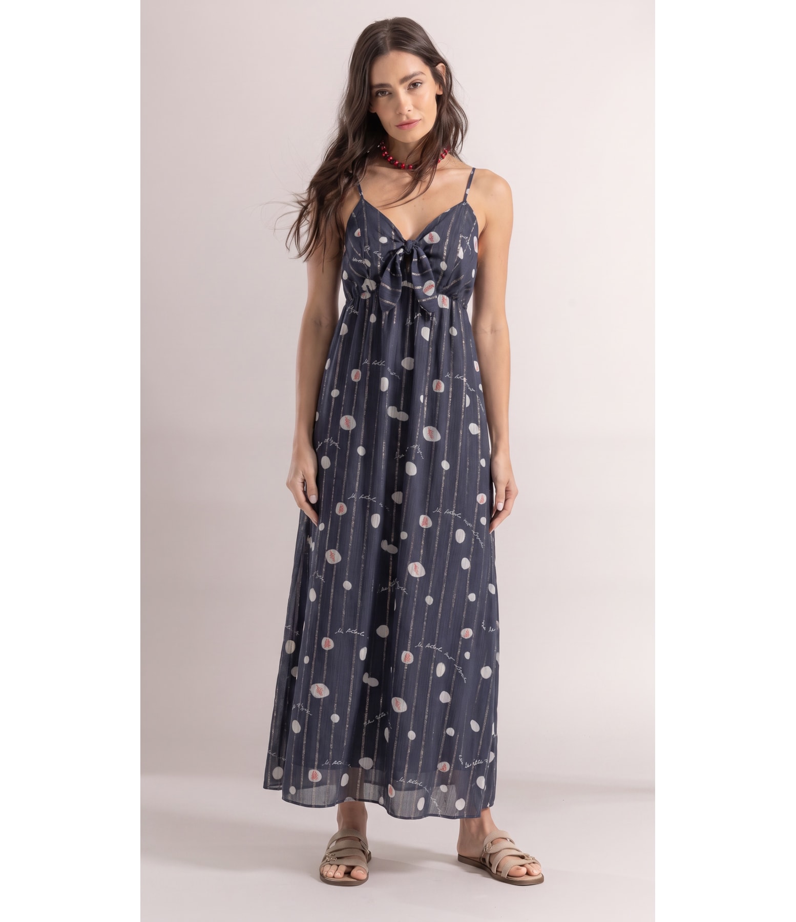 Vestido Jane Bubbles Dark Navy