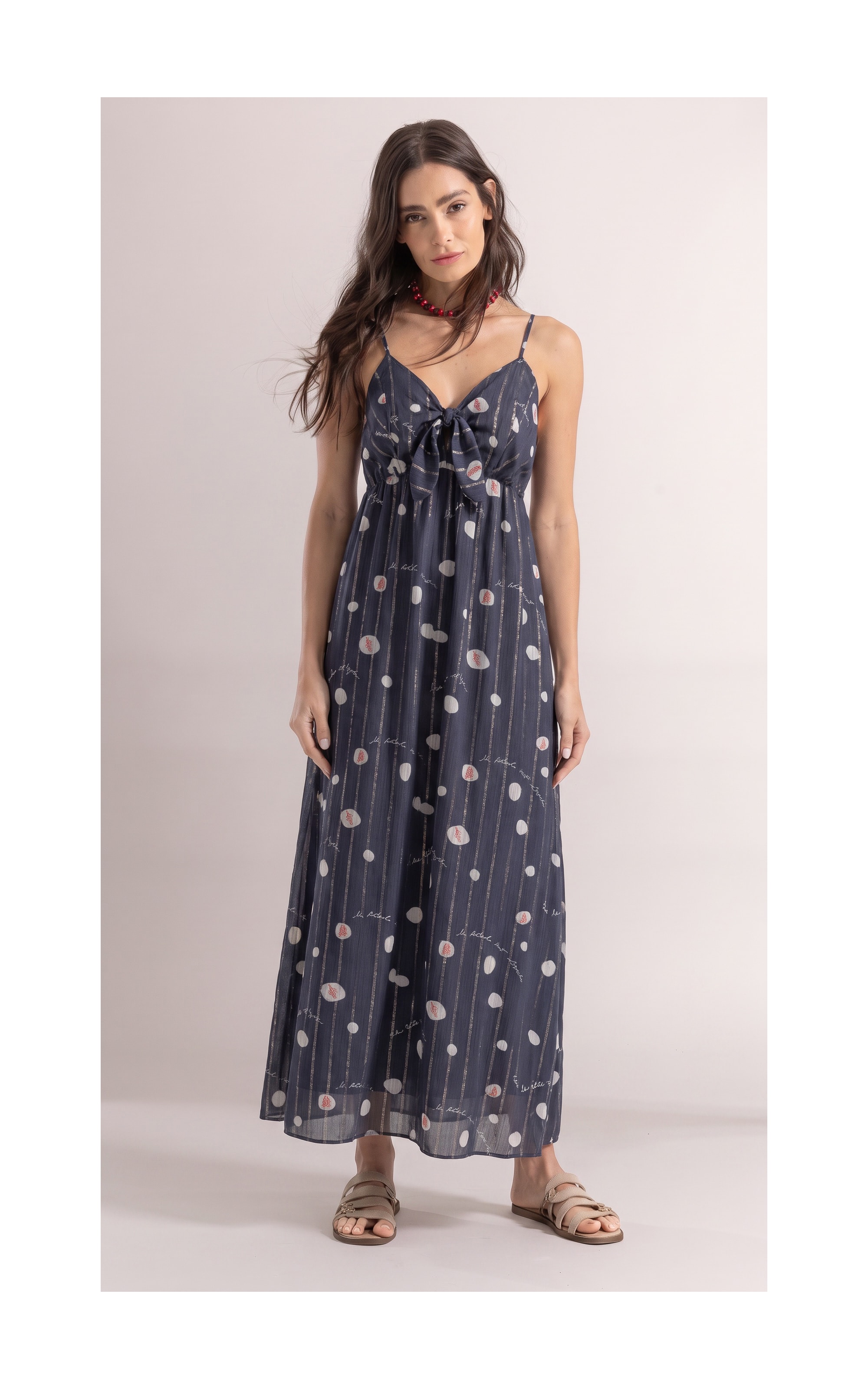 Vestido Jane Bubbles Dark Navy