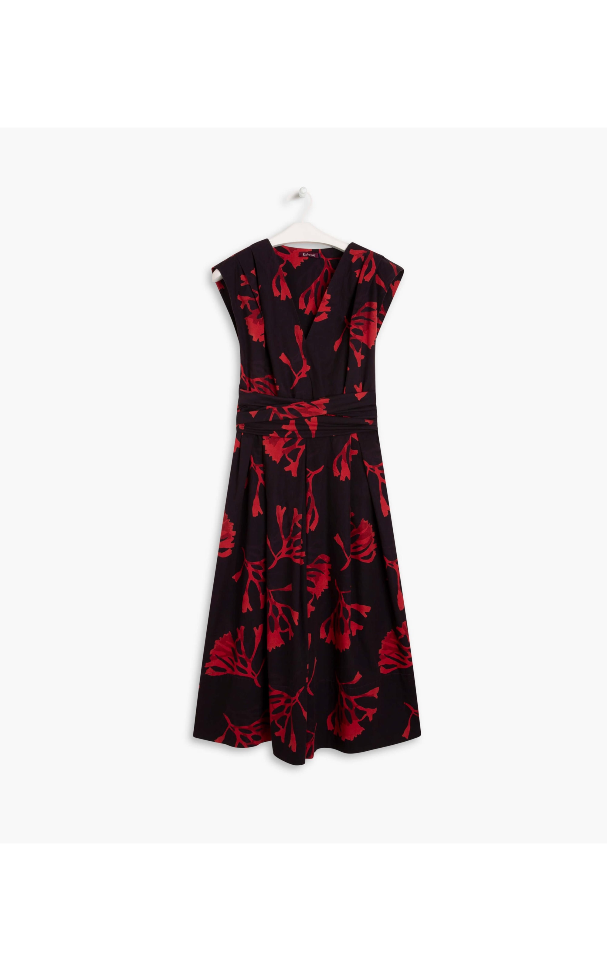 Vestido Johanna Estampa Corais Gd Cereja