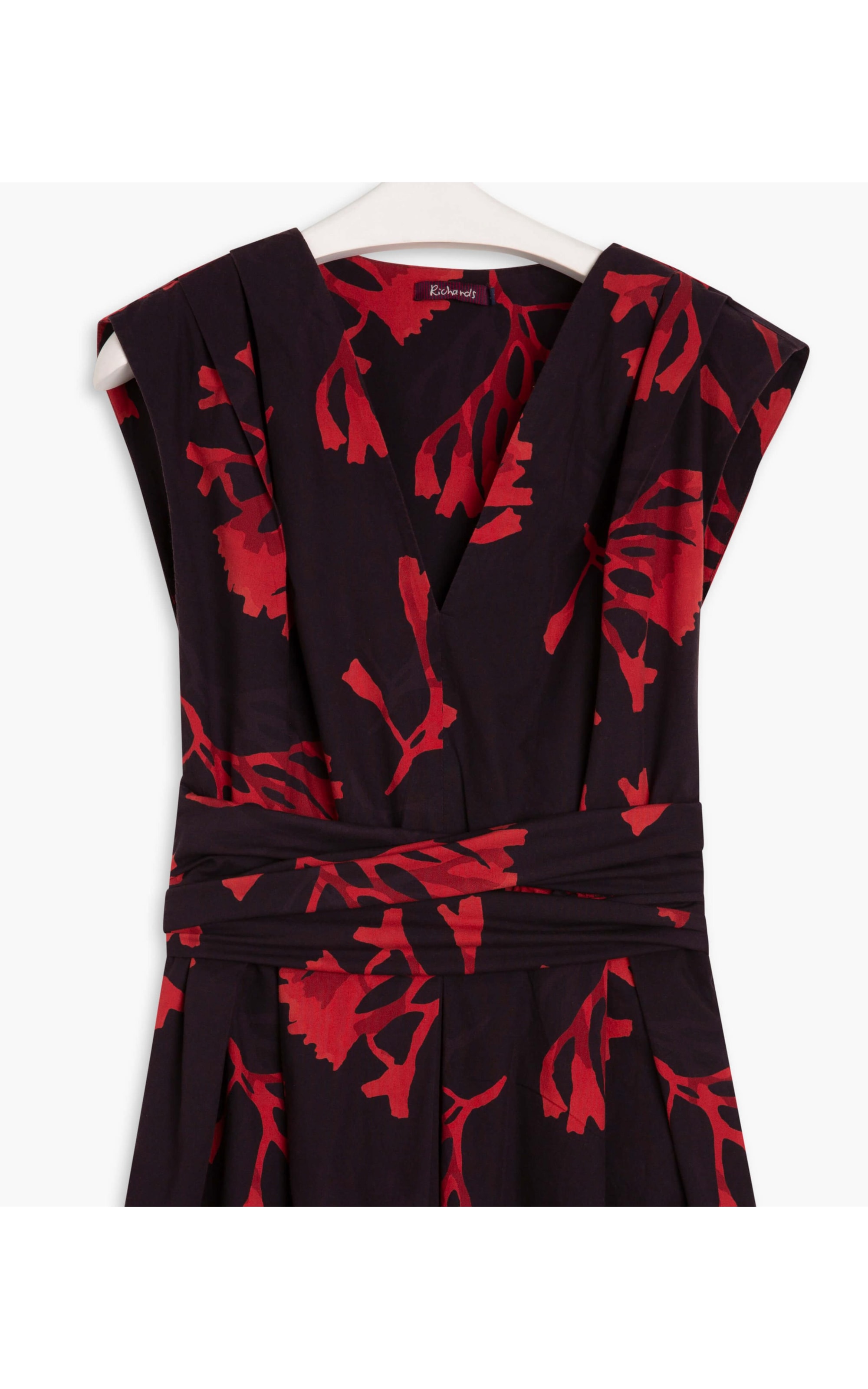 Vestido Johanna Estampa Corais Gd Cereja