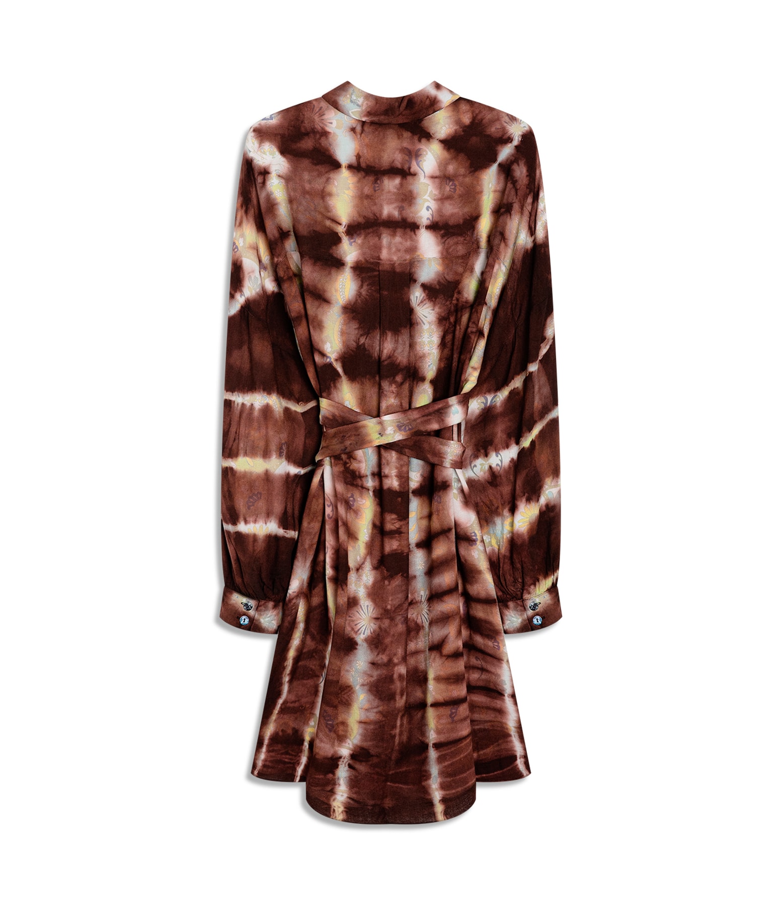  Vestido Kanna Tie Dye Style Marrom