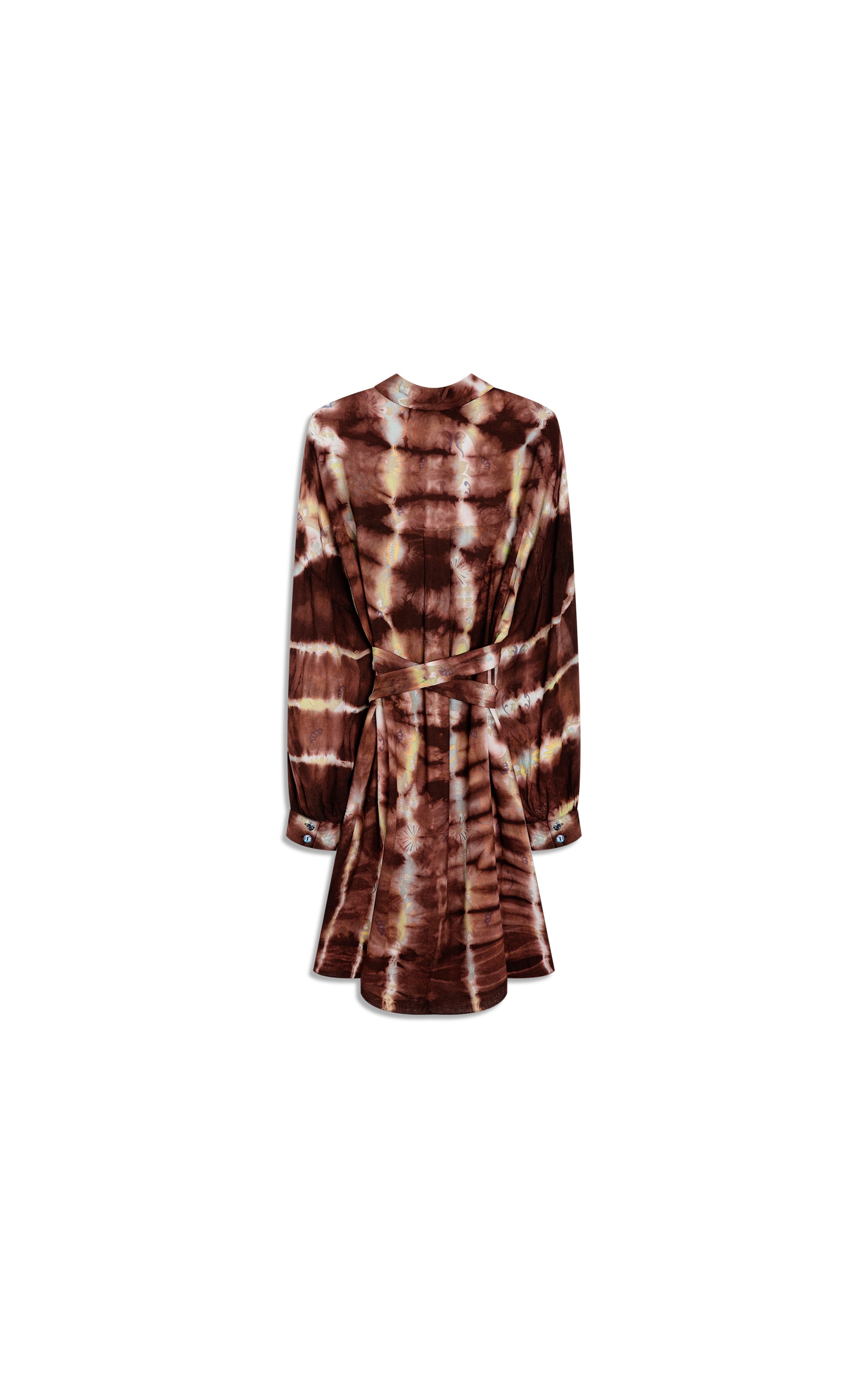  Vestido Kanna Tie Dye Style Marrom