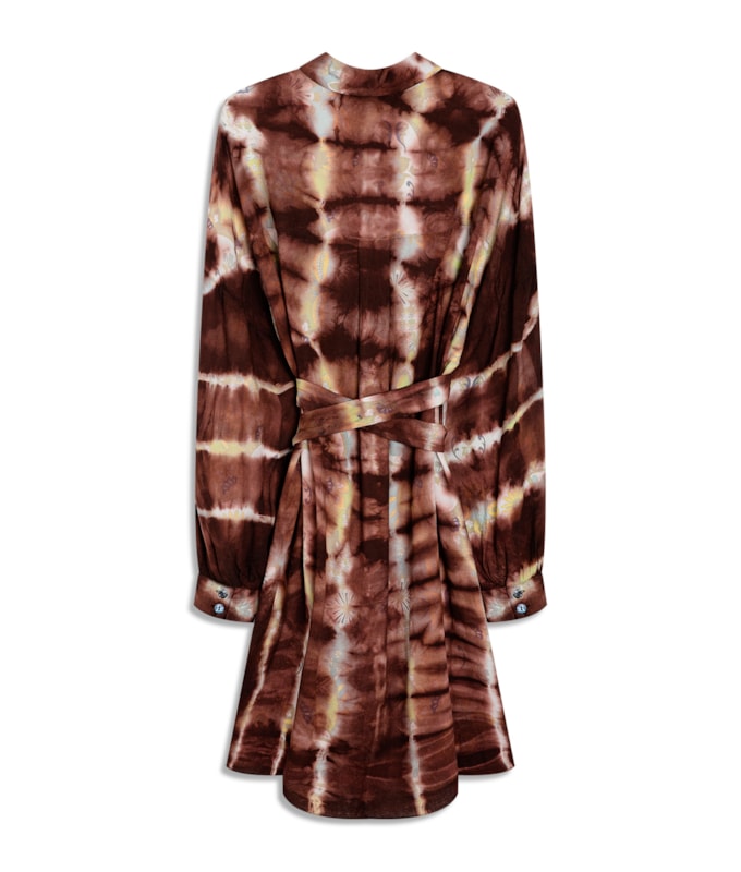  Vestido Kanna Tie Dye Style Marrom