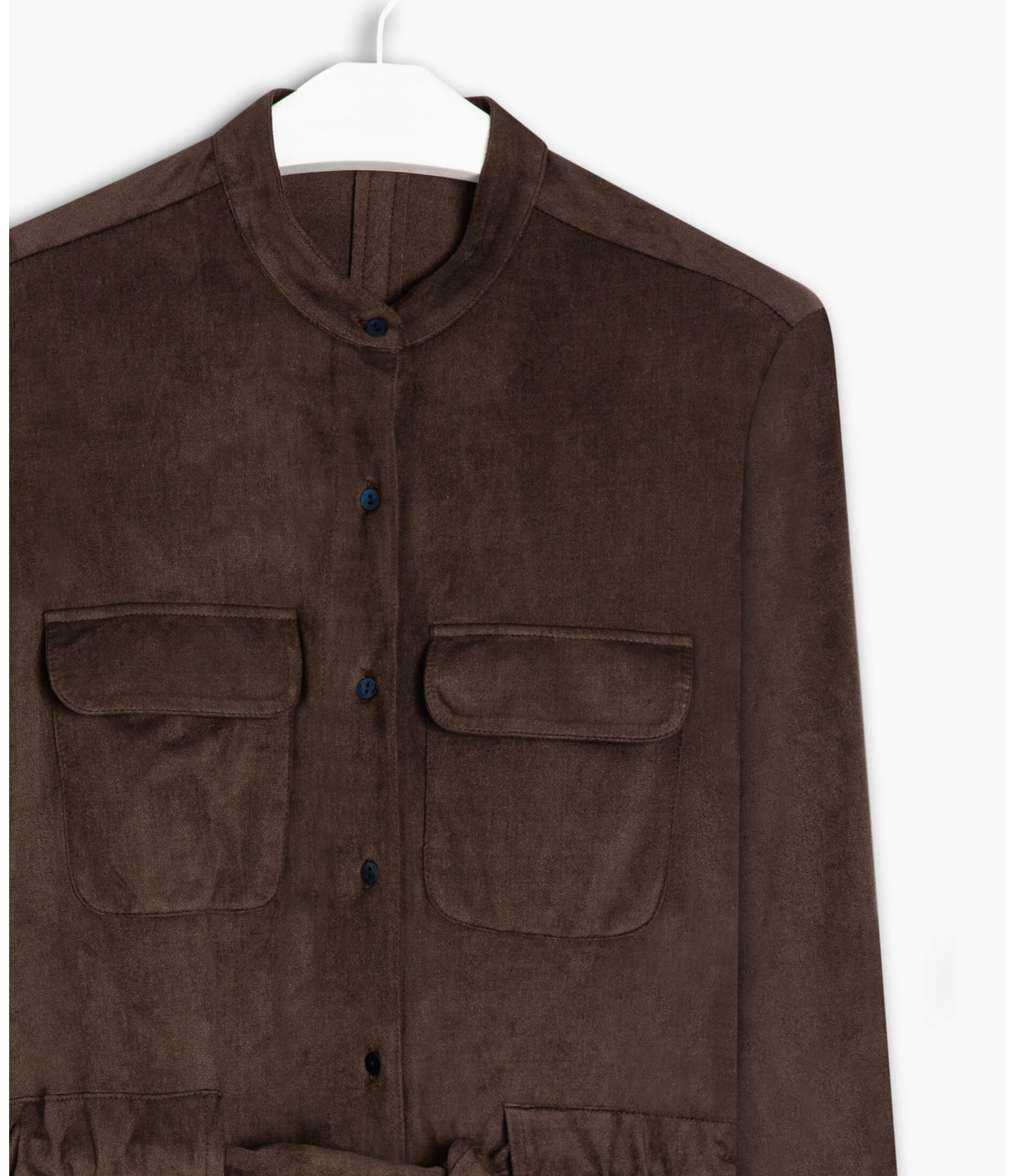 Vestido Kira Suede Tabaco