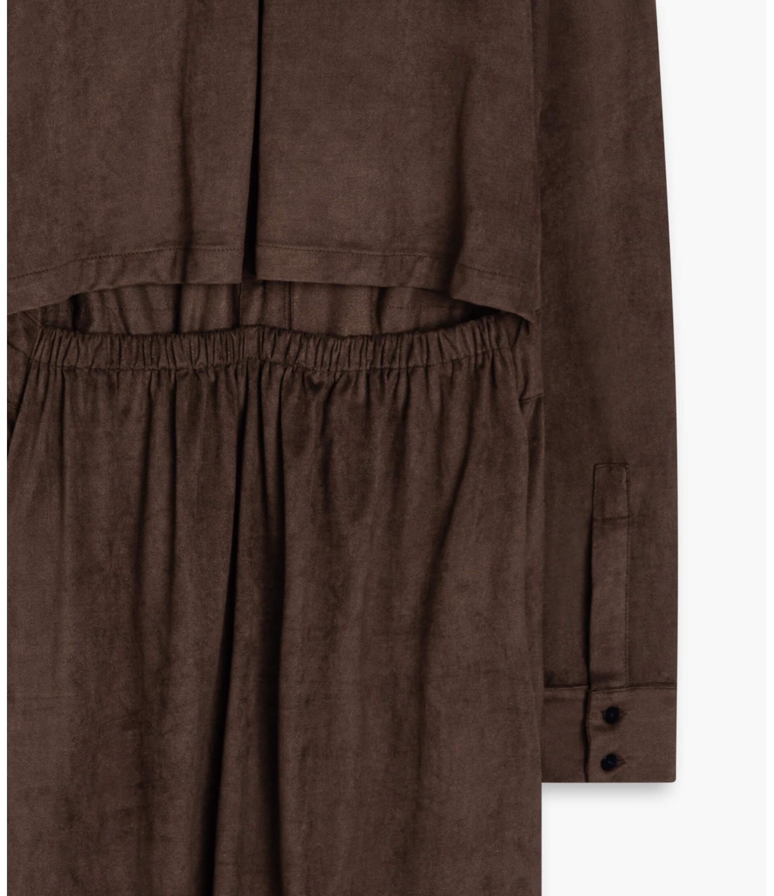 Vestido Kira Suede Tabaco