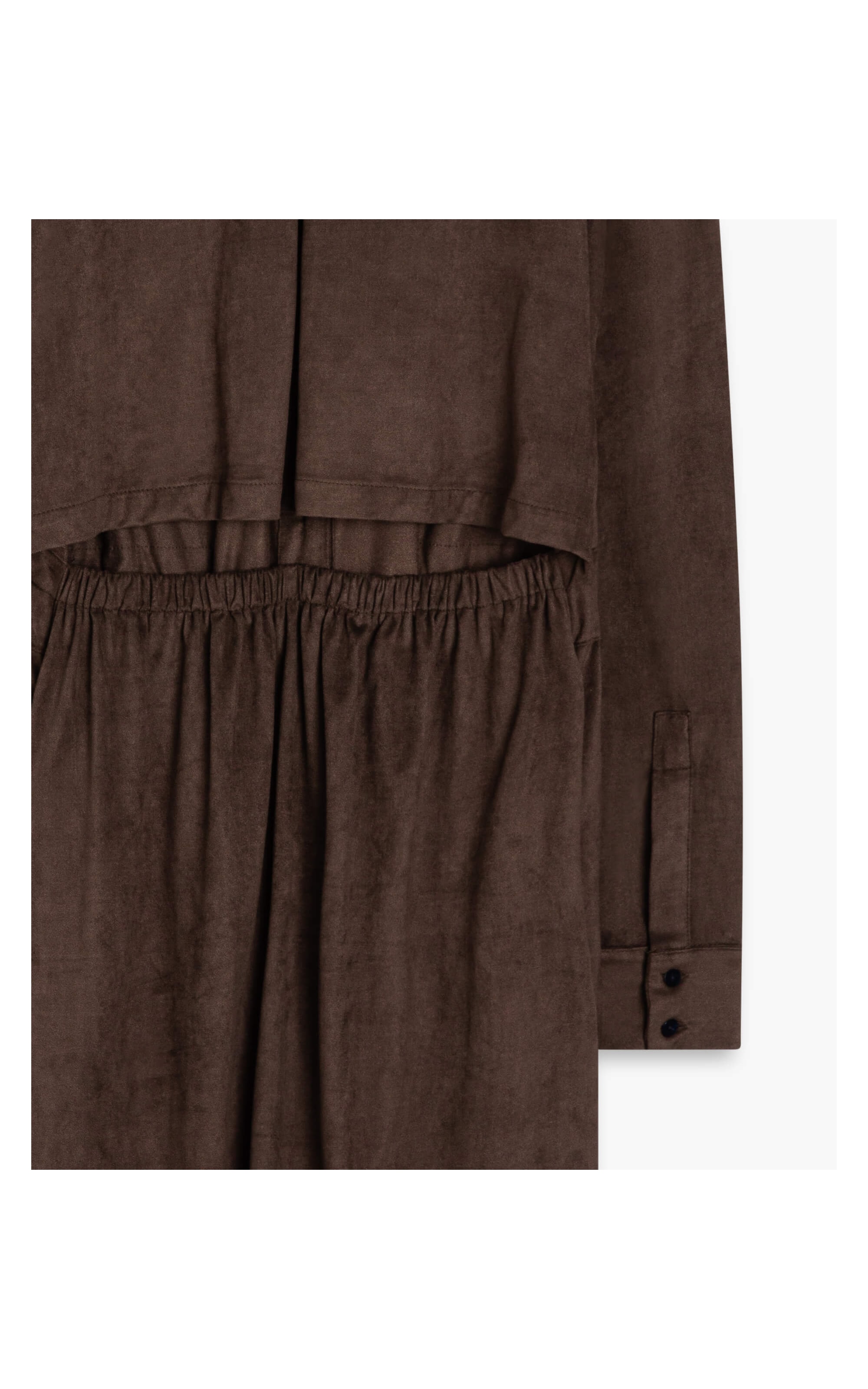 Vestido Kira Suede Tabaco