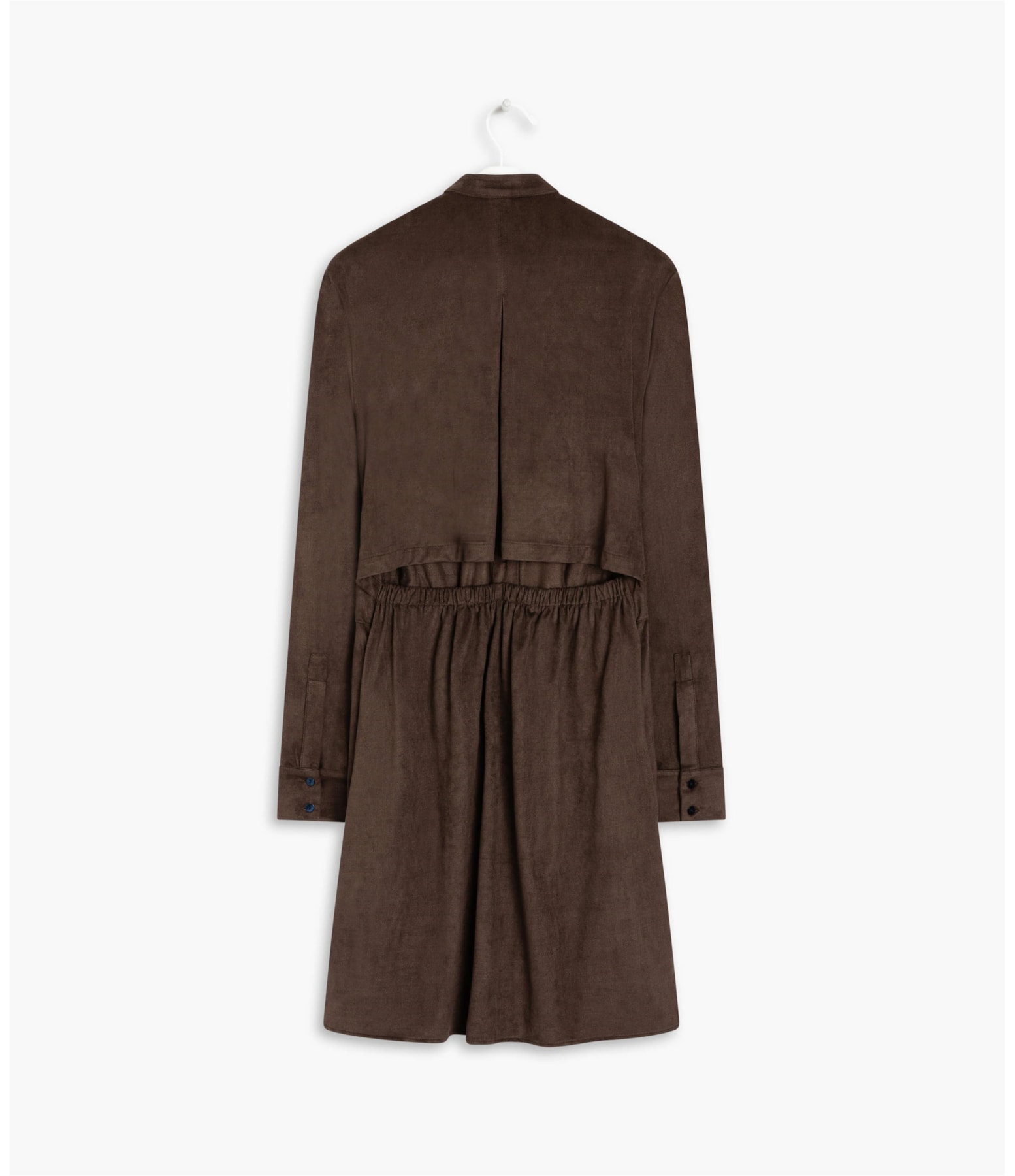 Vestido Kira Suede Tabaco