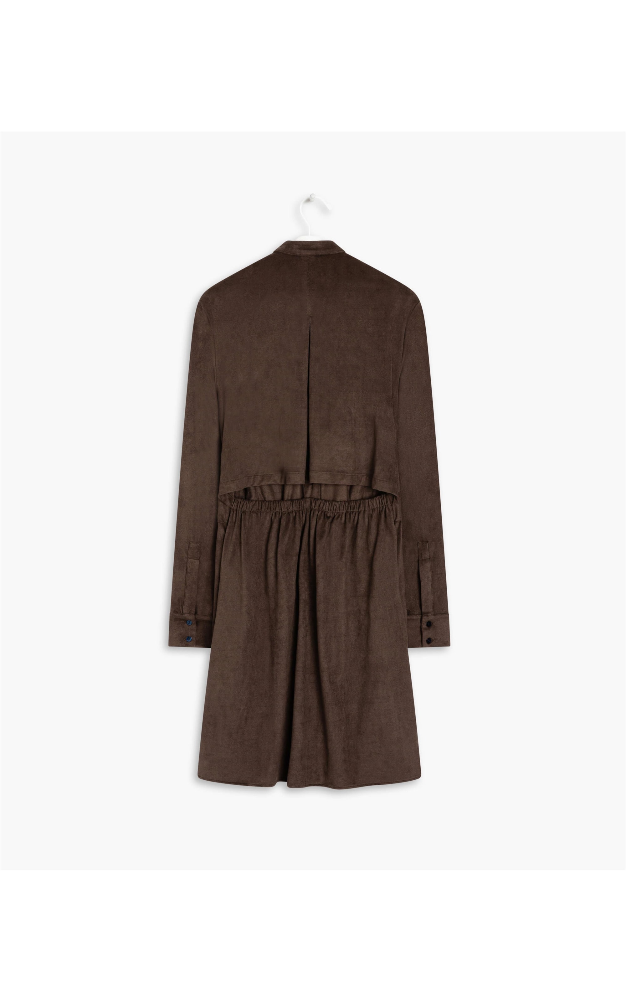 Vestido Kira Suede Tabaco
