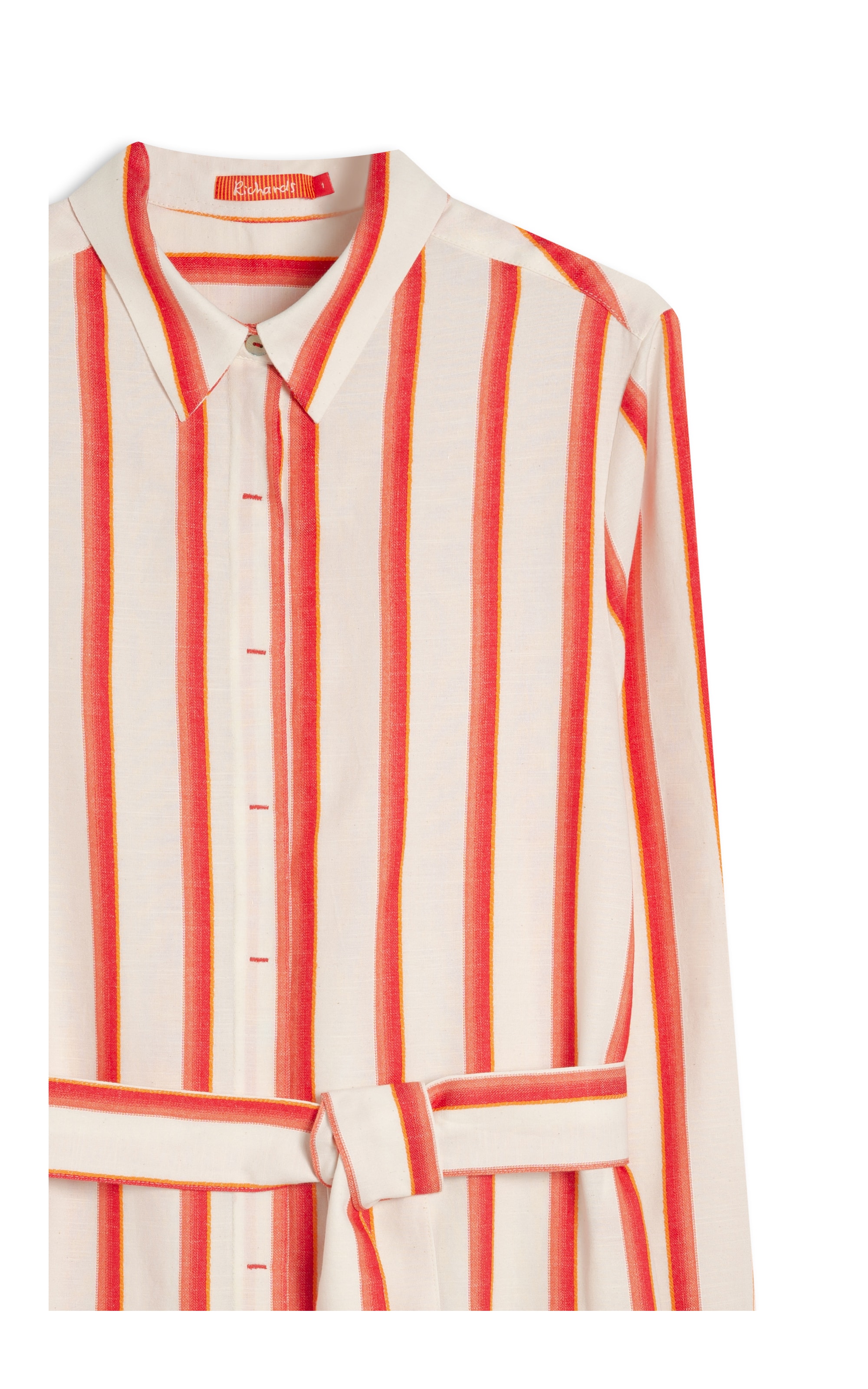 Vestido Laguna Algodao Est Seaweed Coral