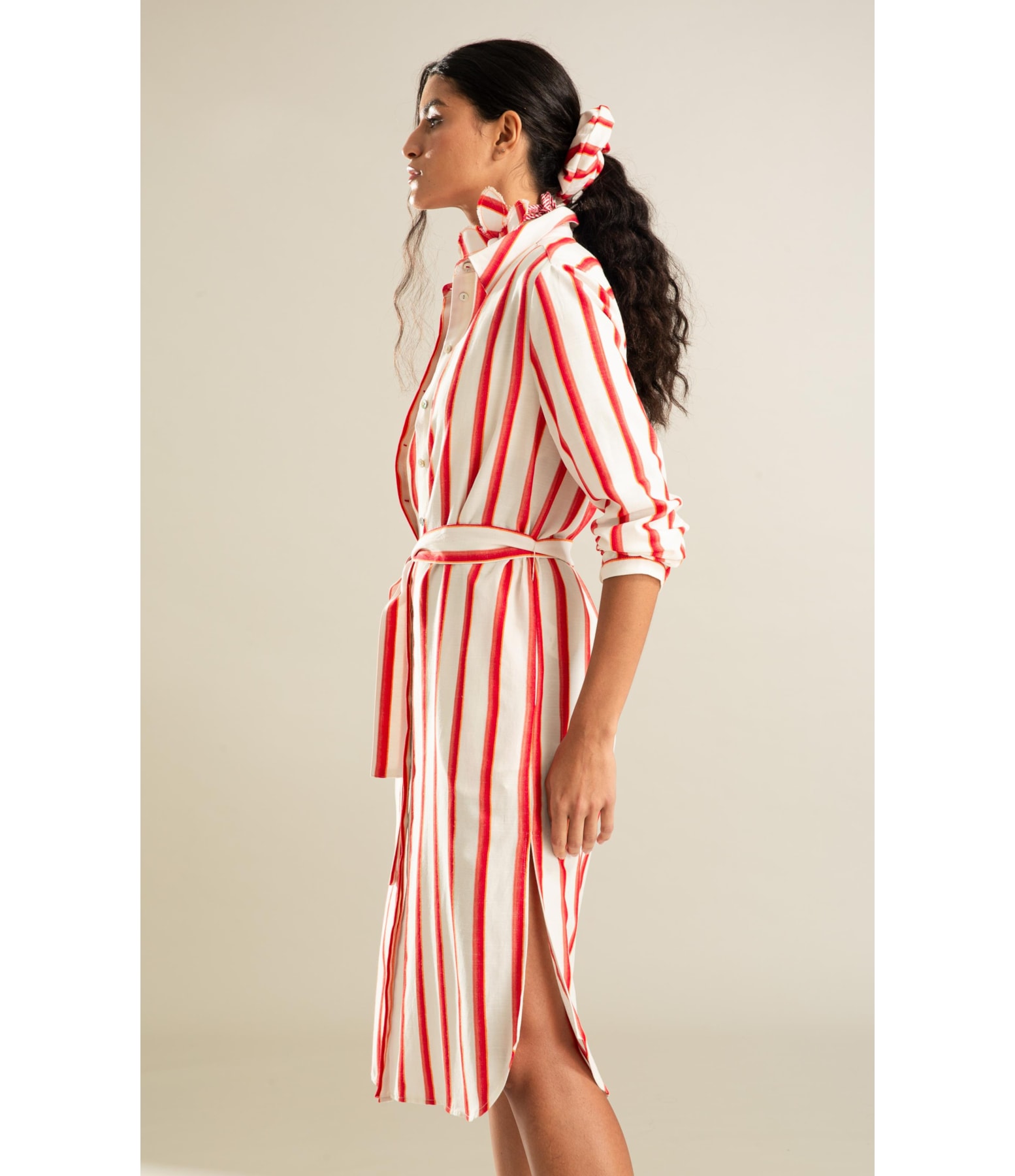 Vestido Laguna Algodao Est Seaweed Coral