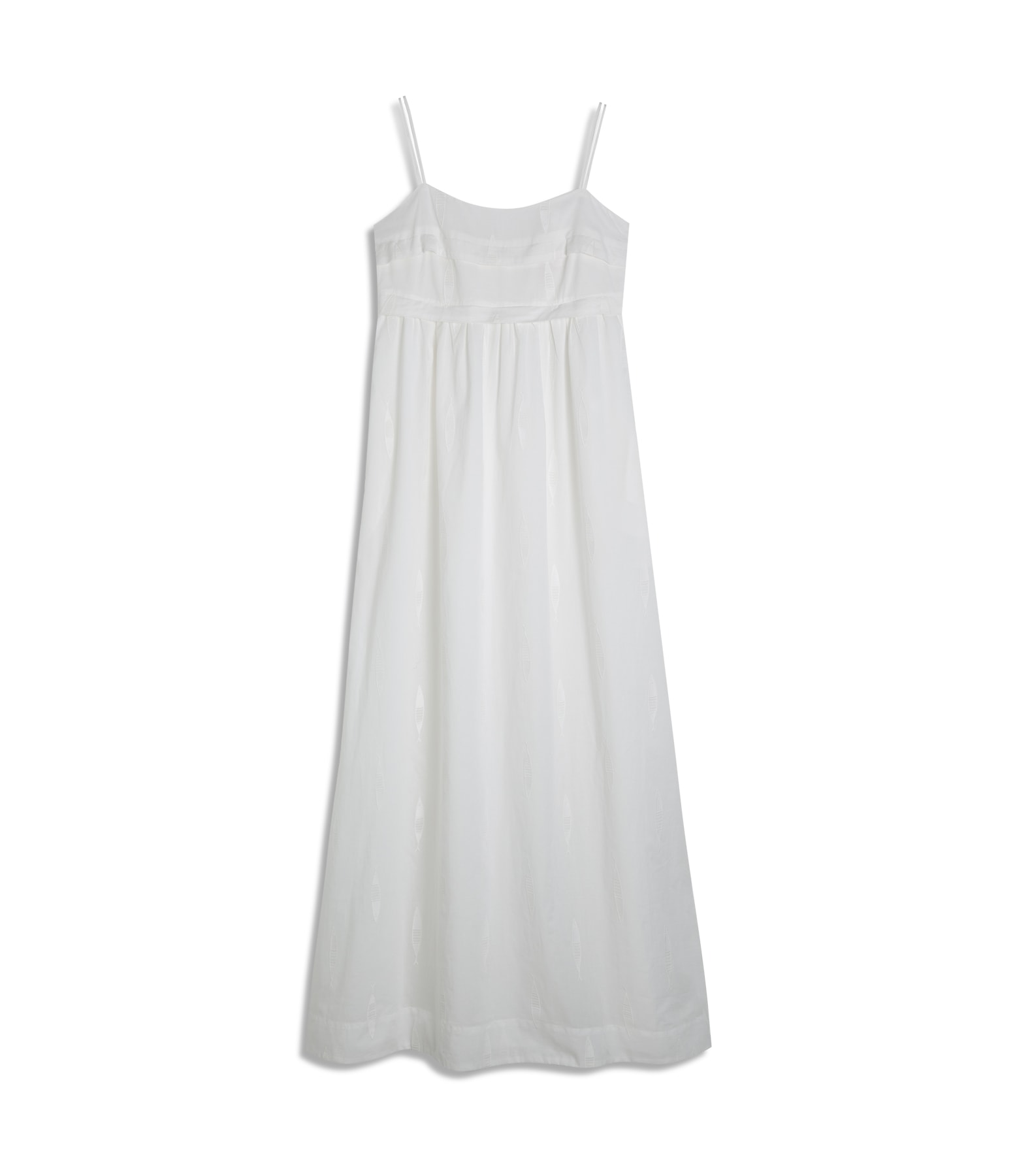 Vestido Lara Boxerdado Sardines Off White