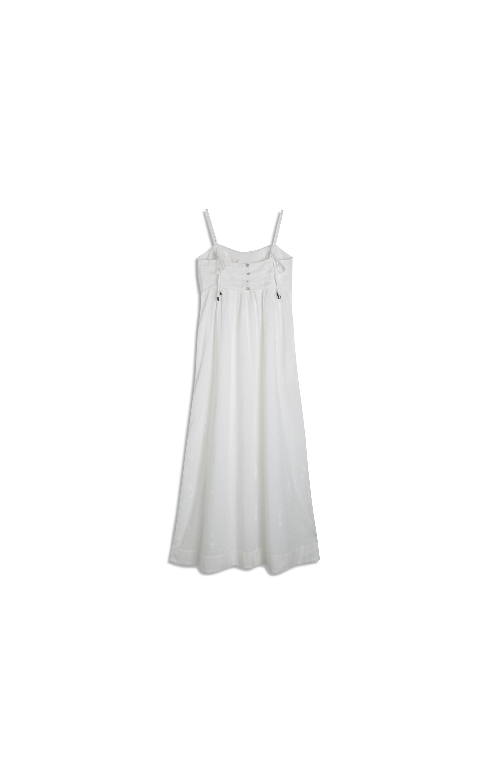 Vestido Lara Boxerdado Sardines Off White