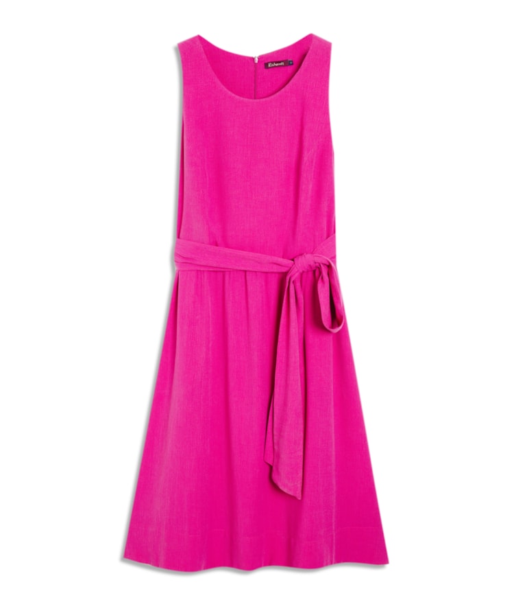 Vestido Lilian Liso Magenta
