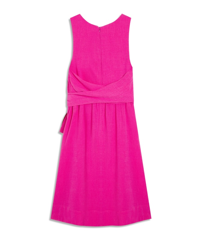 Vestido Lilian Liso Magenta