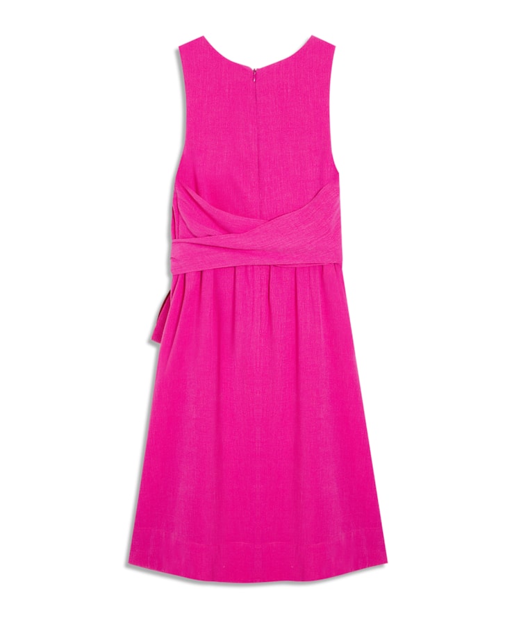 Vestido Lilian Liso Magenta
