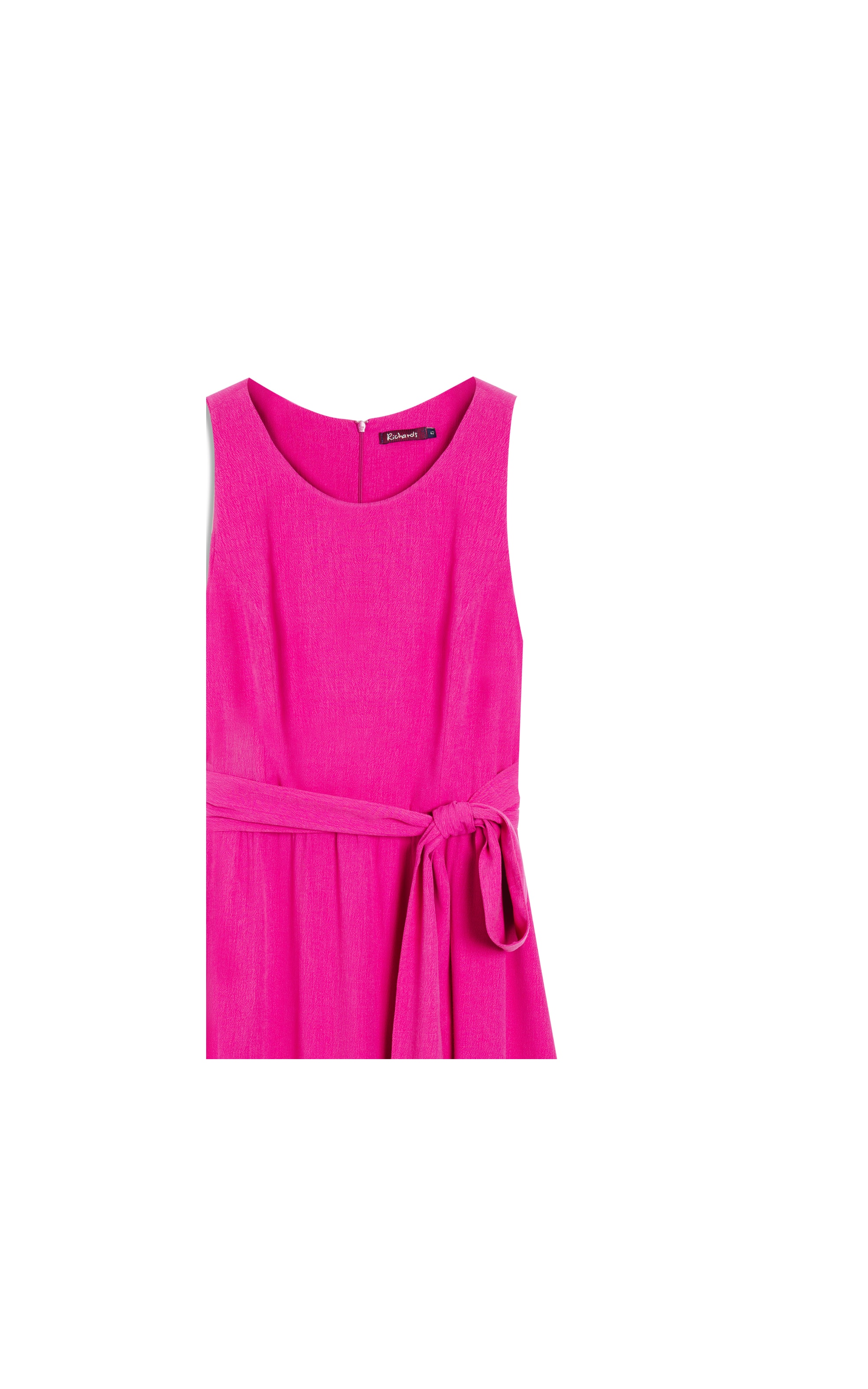 Vestido Lilian Liso Magenta