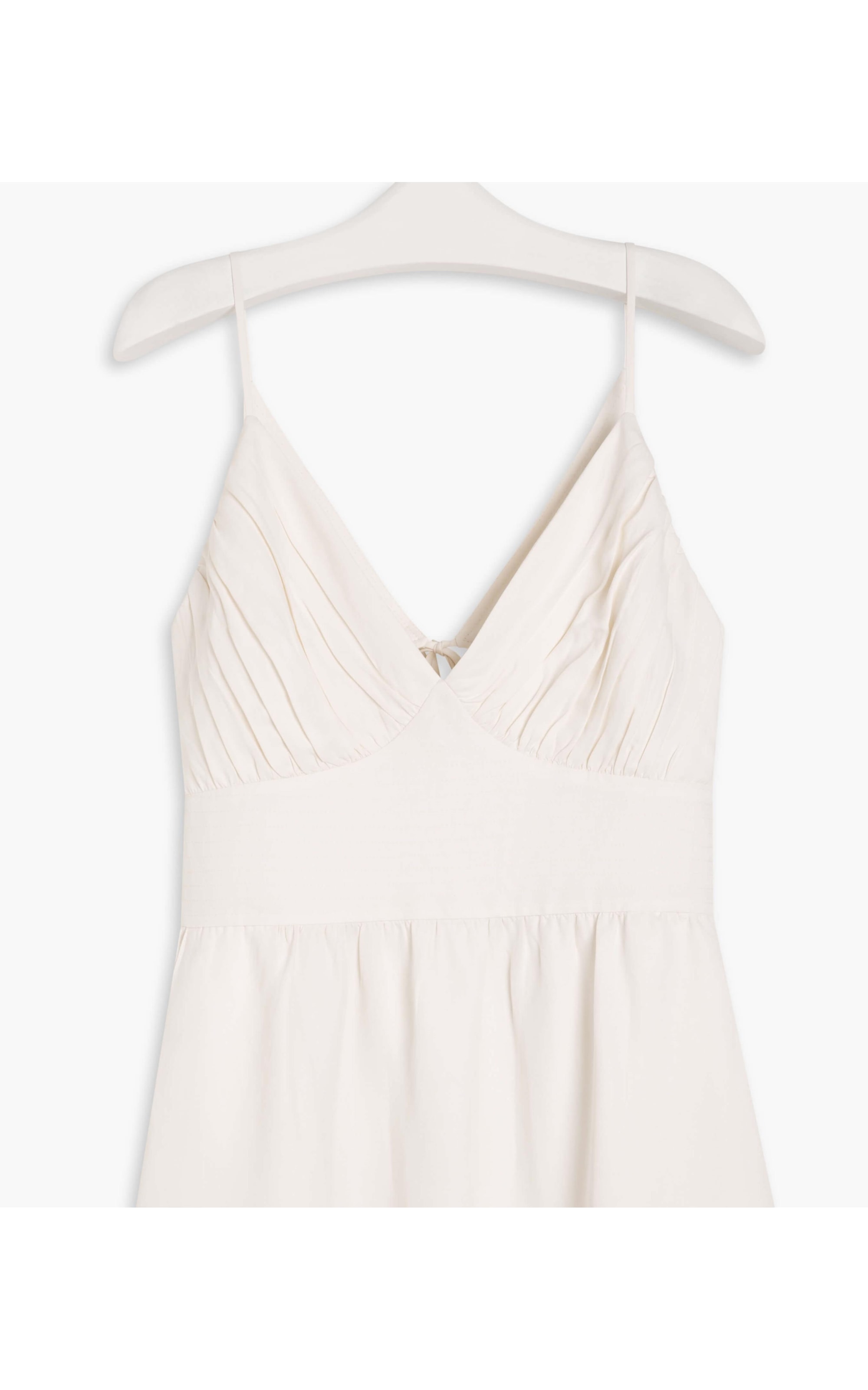 Vestido Linho  Alice  Com Seda Off White