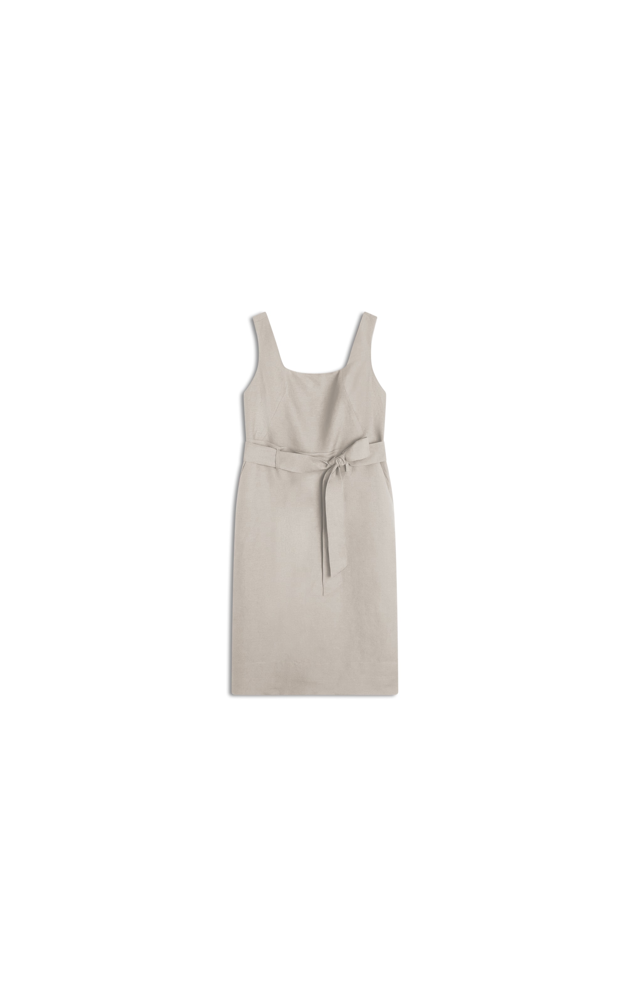 Vestido Linho  Atlas Bege